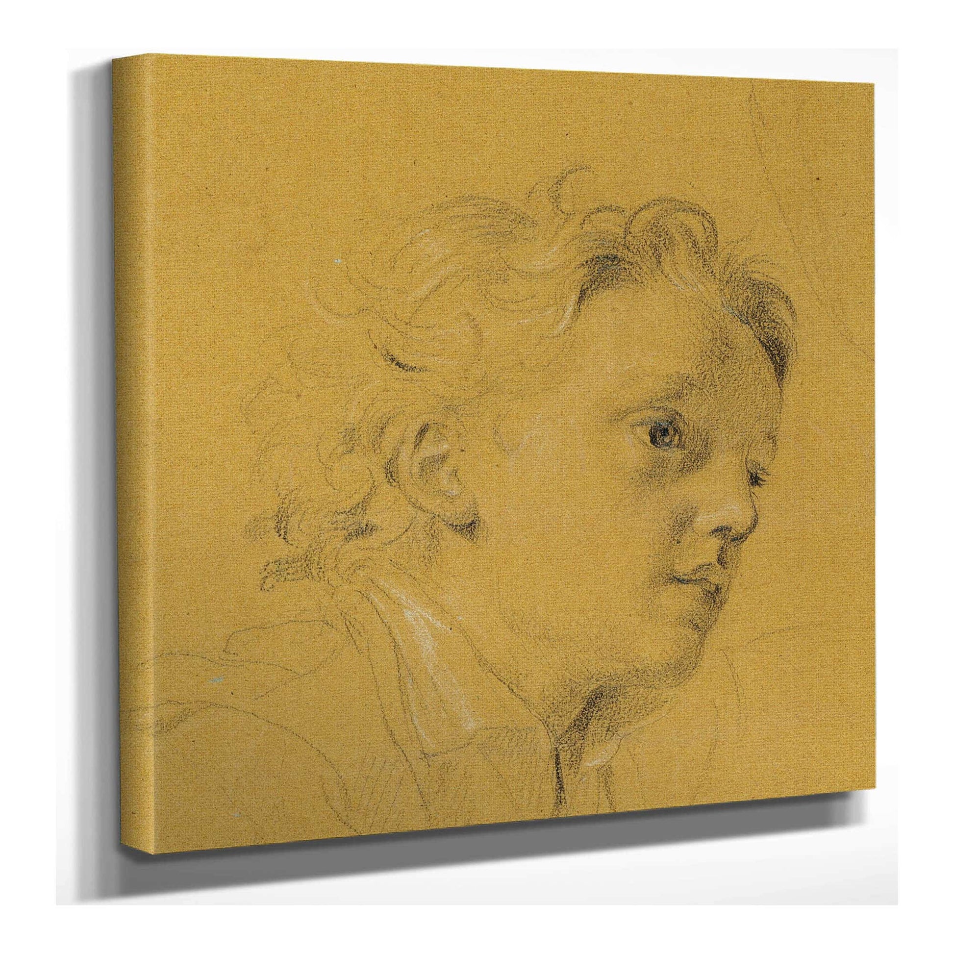 Kopf Eines Knaben by Johann Peter Krafft Posters, Prints, & Visual Artwork