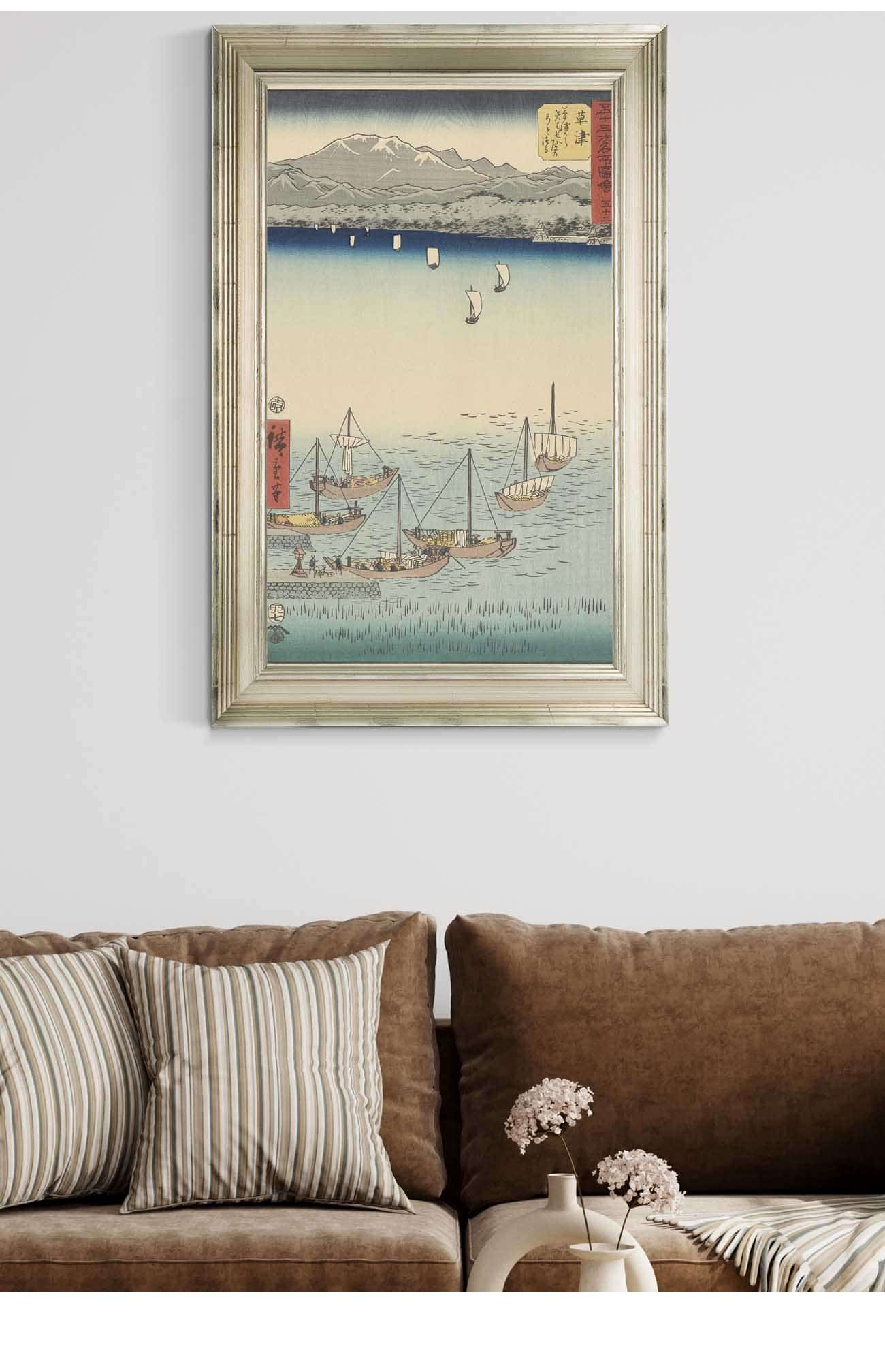 Kusatsu   by Ando Hiroshige Posters, Prints, & Visual Artwork