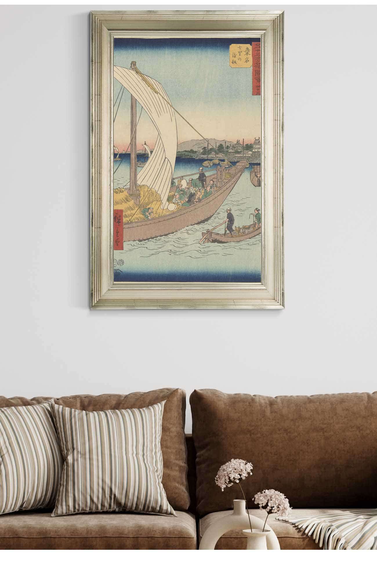 Kuwana   by Ando Hiroshige Posters, Prints, & Visual Artwork