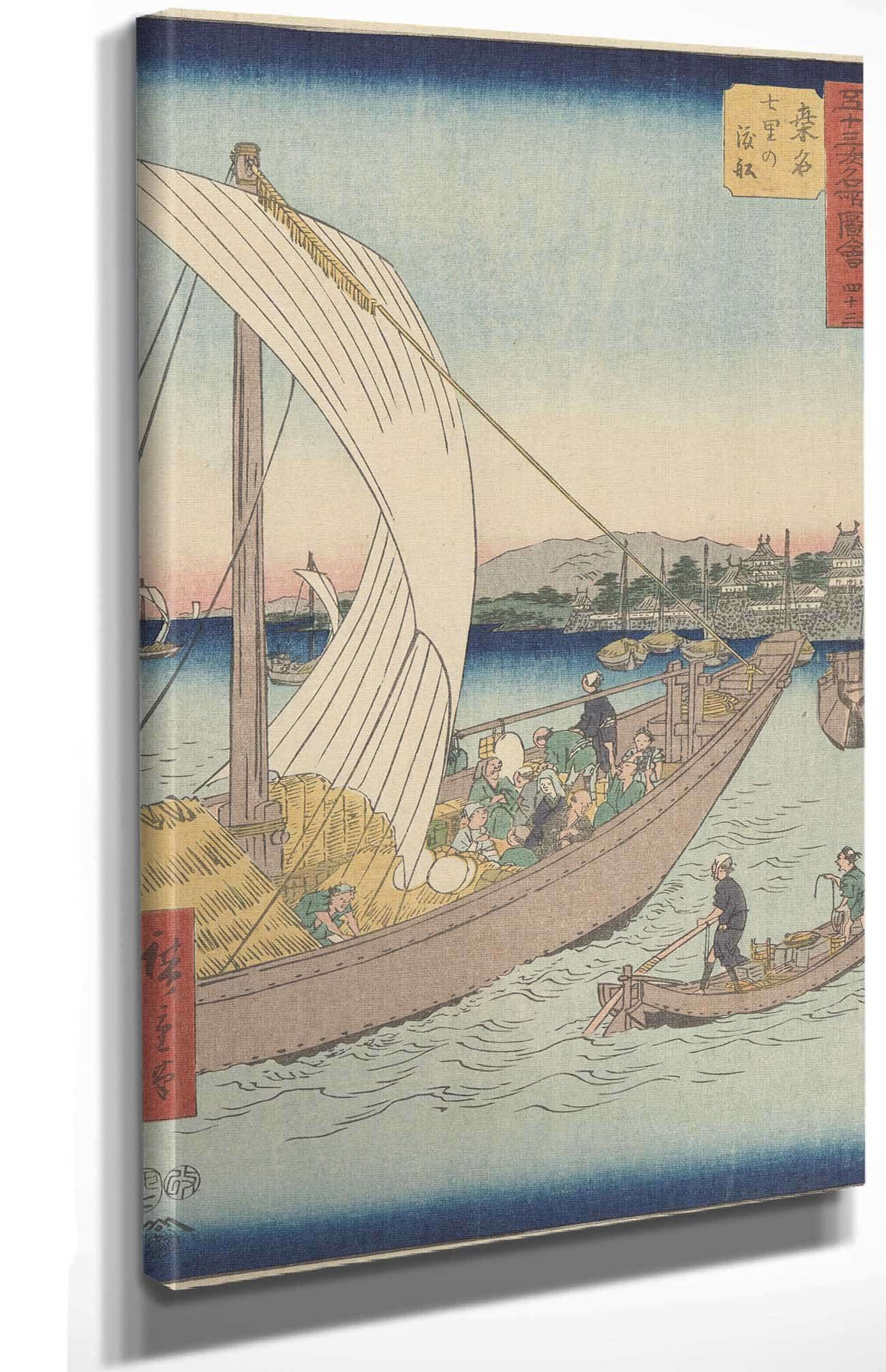 Kuwana   by Ando Hiroshige Posters, Prints, & Visual Artwork