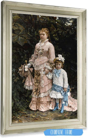 La Promenade Du Dimanche by Leon Francois Comerre Posters, Prints, & Visual Artwork