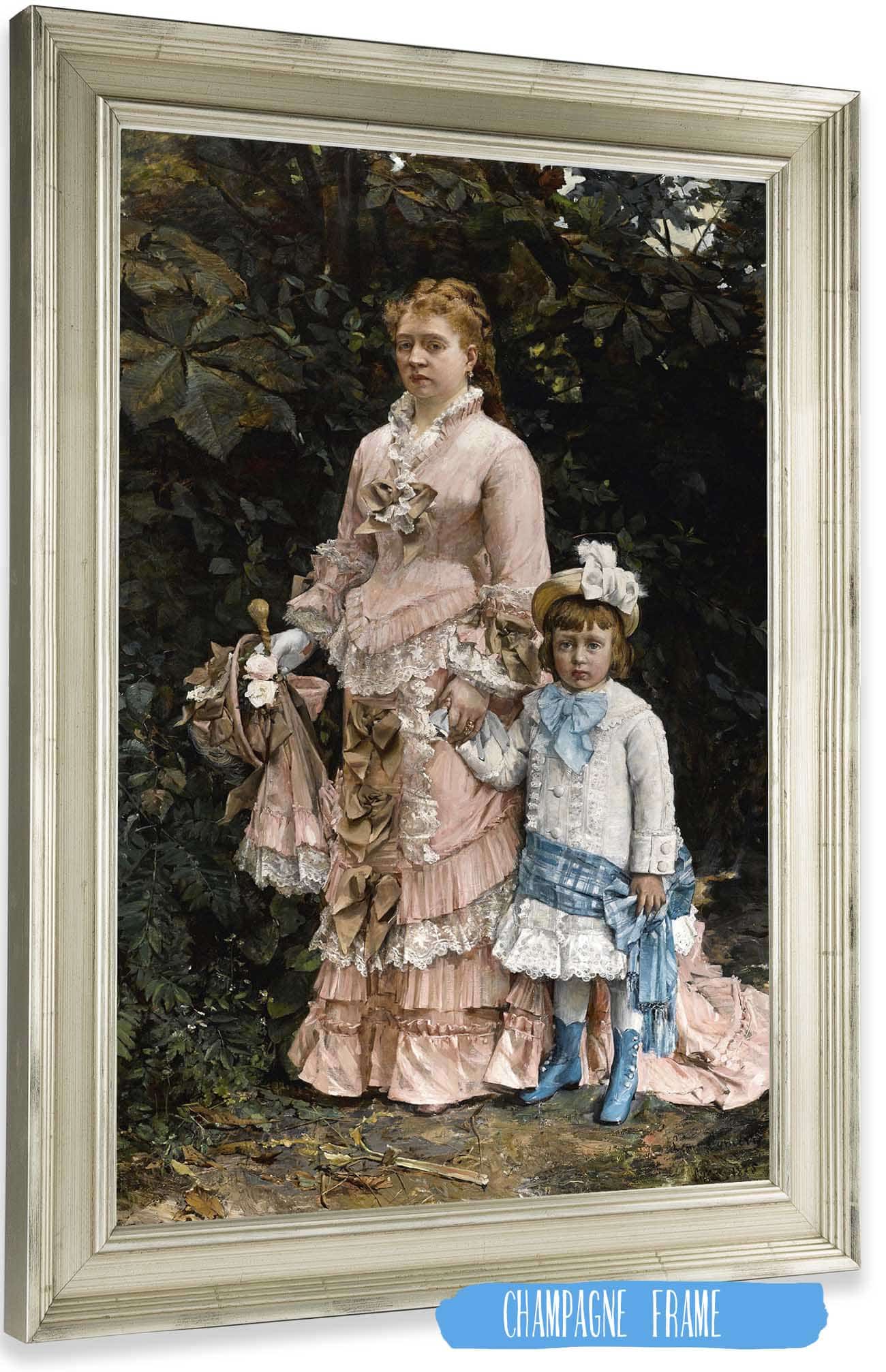 La Promenade Du Dimanche by Leon Francois Comerre Posters, Prints, & Visual Artwork