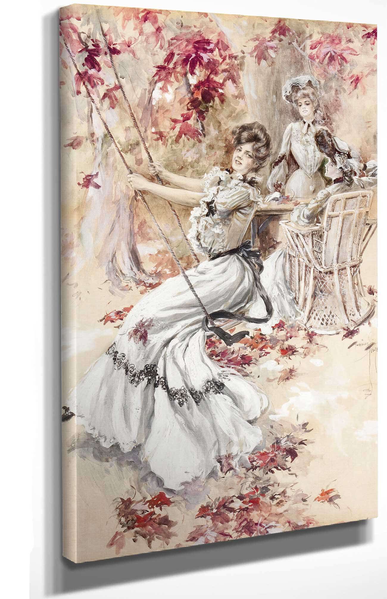 Ladies In The Park by Harrison Fisher Posters, Prints, & Visual Artwork