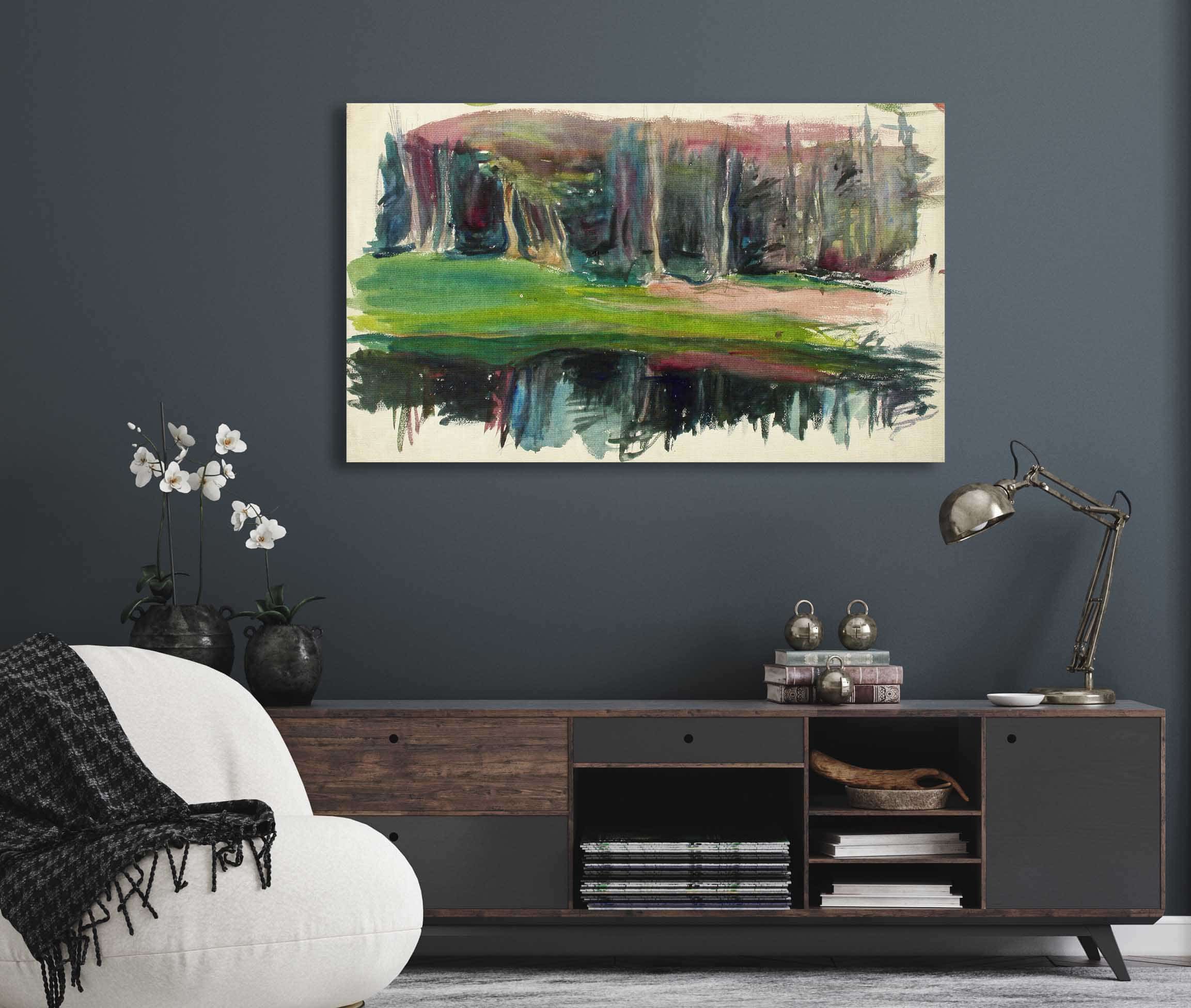 Landscape  by Magnus Enckell Posters, Prints, & Visual Artwork