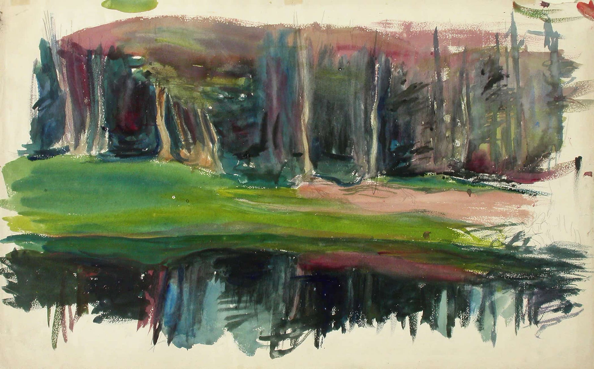 Landscape  by Magnus Enckell Posters, Prints, & Visual Artwork