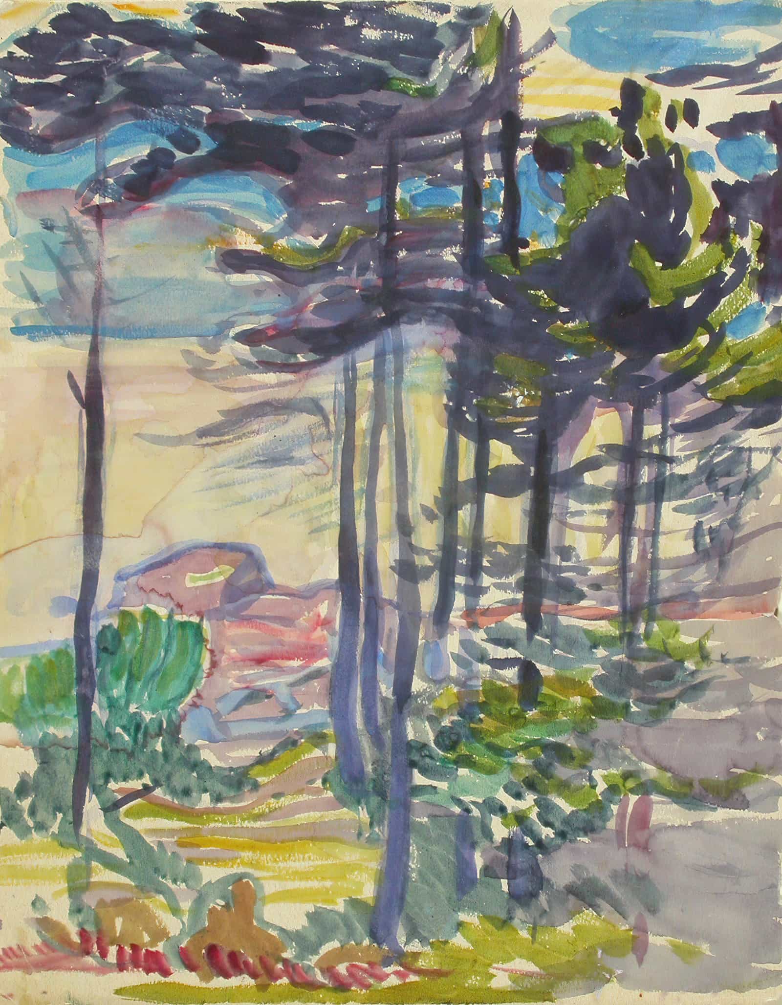 Landscape  by Magnus Enckell Posters, Prints, & Visual Artwork