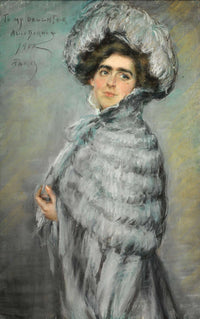 Laura Alice In Grey by Alice Pike Barney Posters, Prints, & Visual Artwork