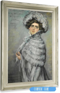 Laura Alice In Grey by Alice Pike Barney Posters, Prints, & Visual Artwork