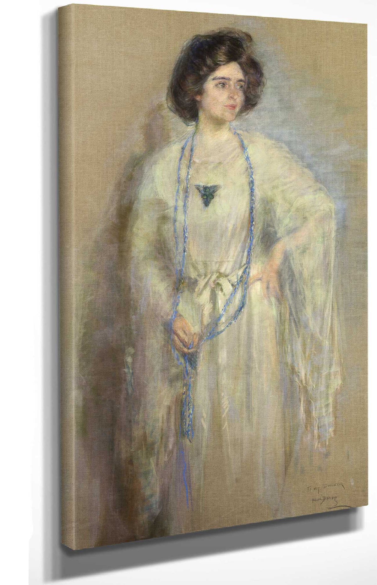 Laura In Whites by Alice Pike Barney Posters, Prints, & Visual Artwork