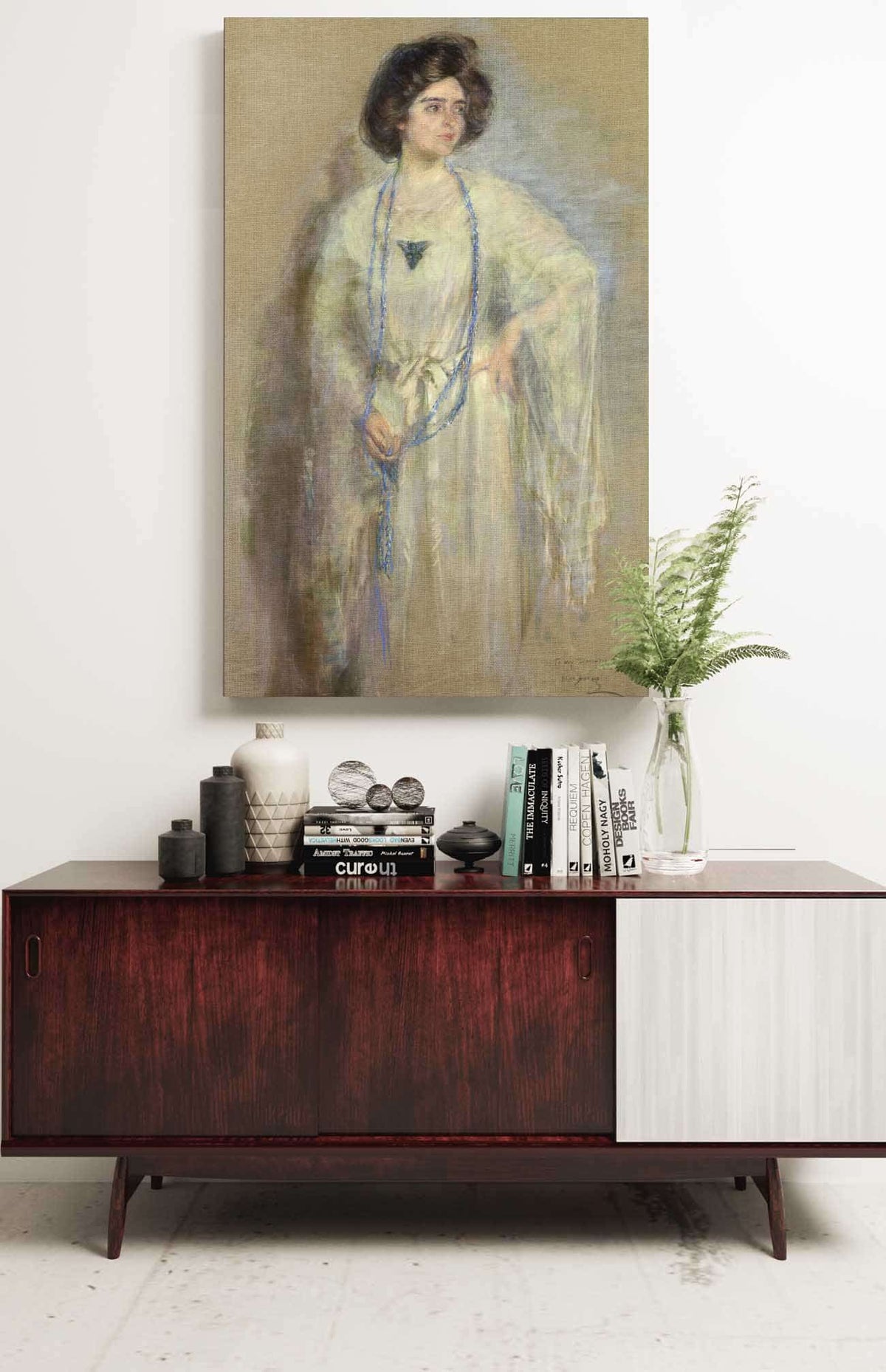 Laura In Whites by Alice Pike Barney Posters, Prints, & Visual Artwork