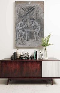 Lazarille De Tormes Stealing Drink From A Blind Man Probably C by Ernest Meissonier Posters, Prints, & Visual Artwork