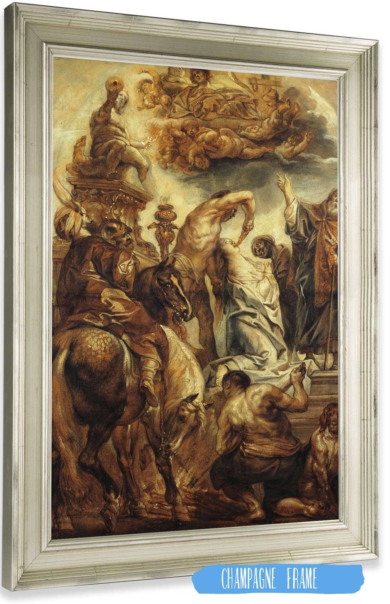 Le Martyre De Sainte Apolline by Jacob Jordaens Posters, Prints, & Visual Artwork