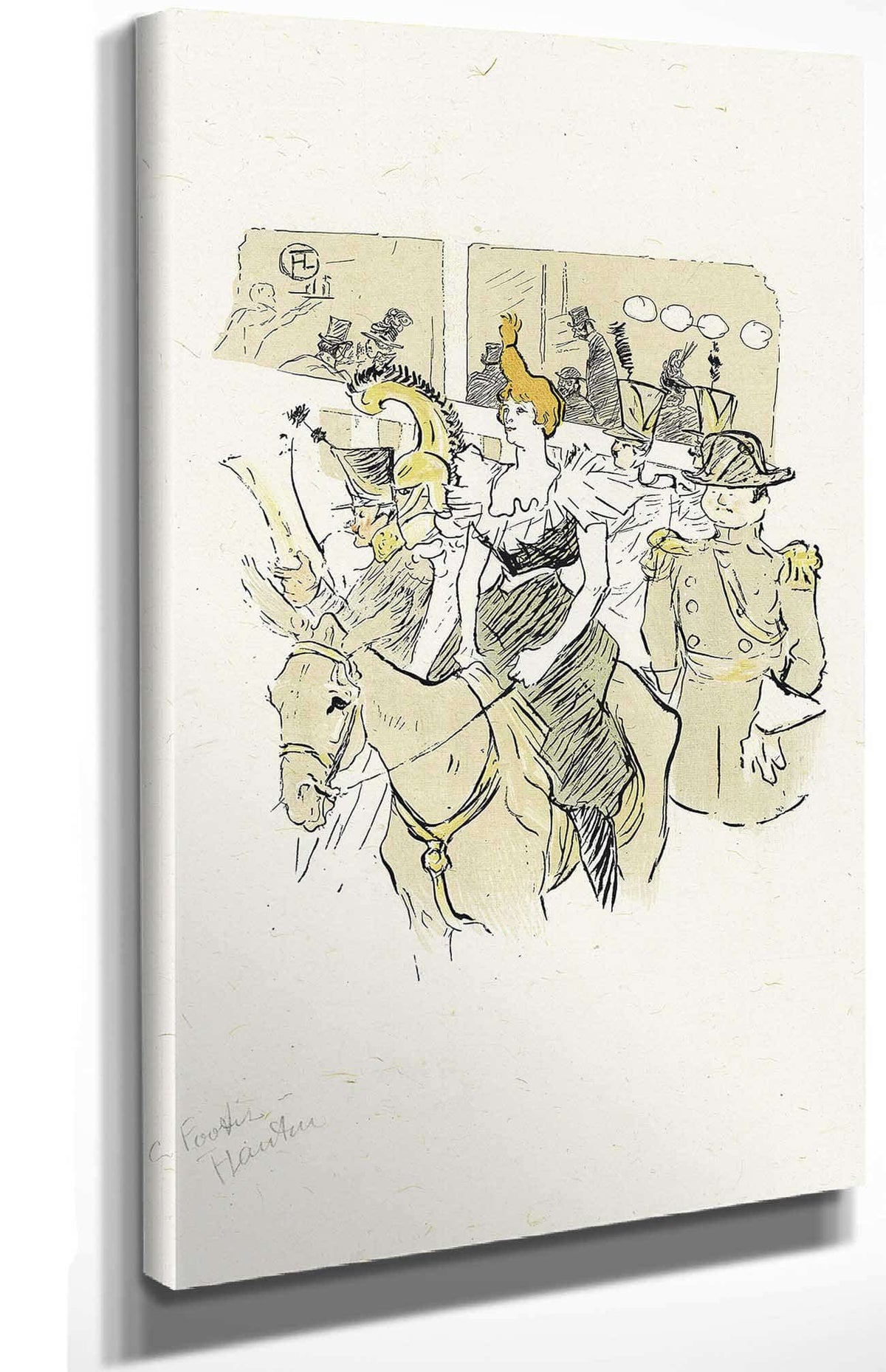 Le Rire Au Moulin Rouge by Henri De Toulouse Lautrec Posters, Prints, & Visual Artwork