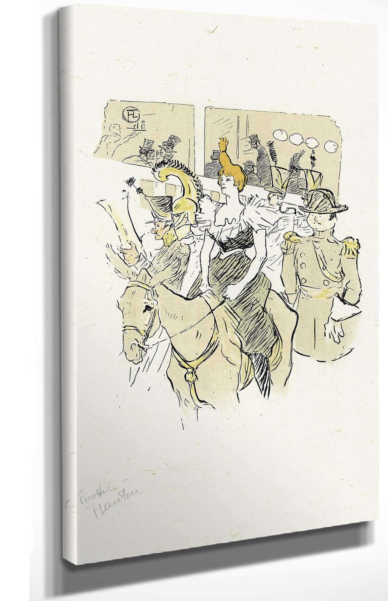 Le Rire Au Moulin Rouge by Henri De Toulouse Lautrec Posters, Prints, & Visual Artwork