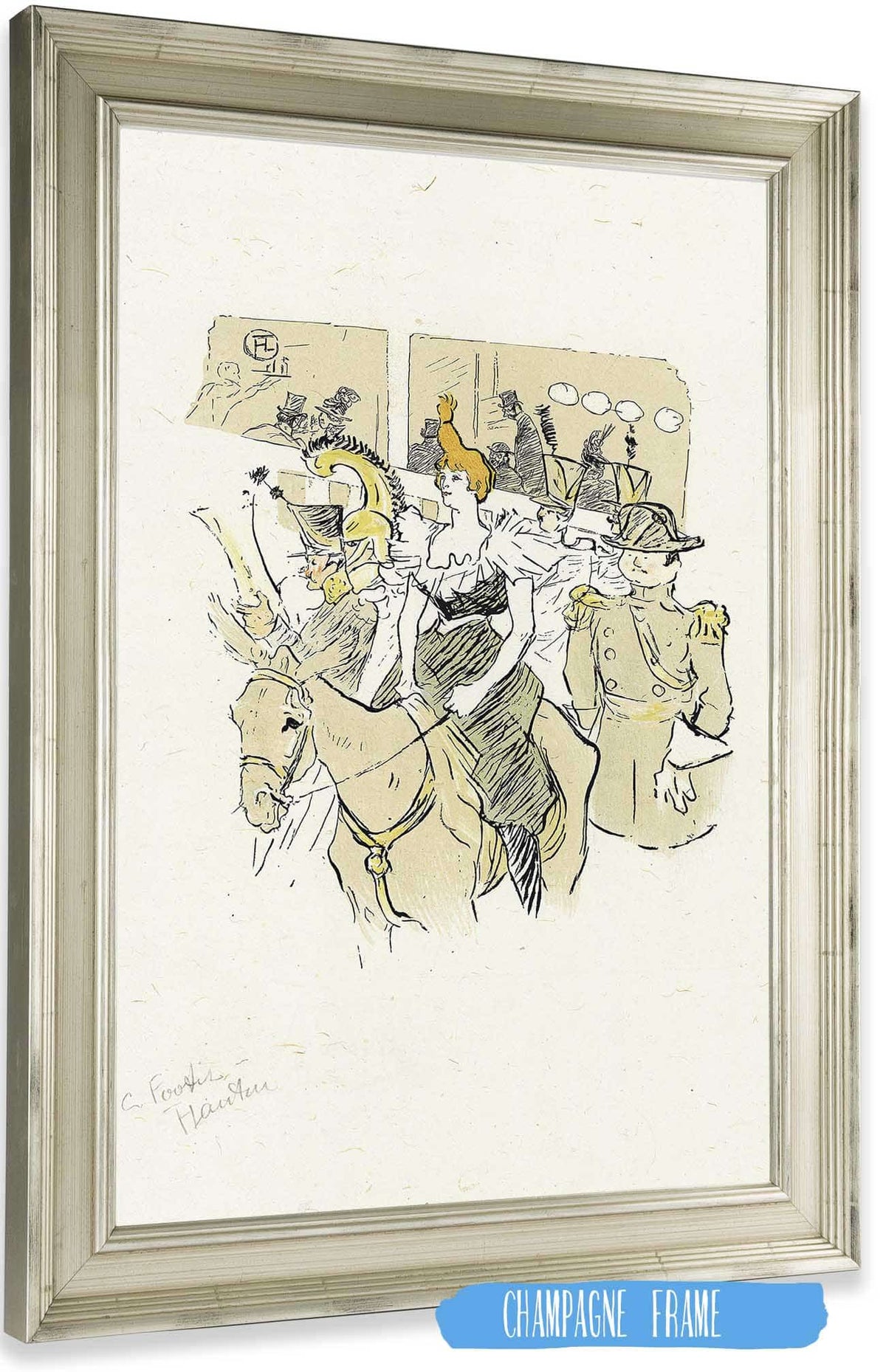Le Rire Au Moulin Rouge by Henri De Toulouse Lautrec Posters, Prints, & Visual Artwork