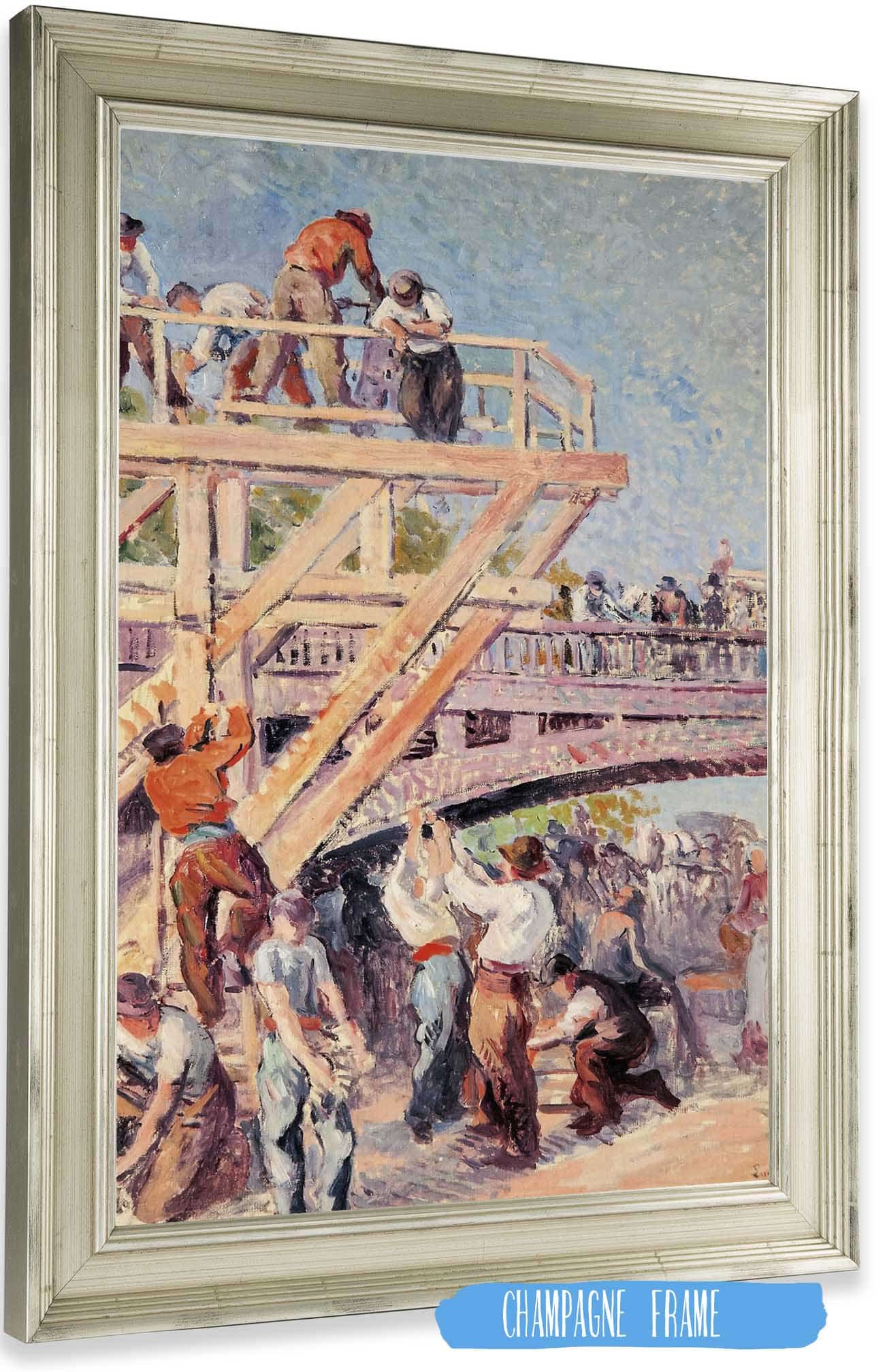 Les Travailleurs by Maximilien Luce Posters, Prints, & Visual Artwork