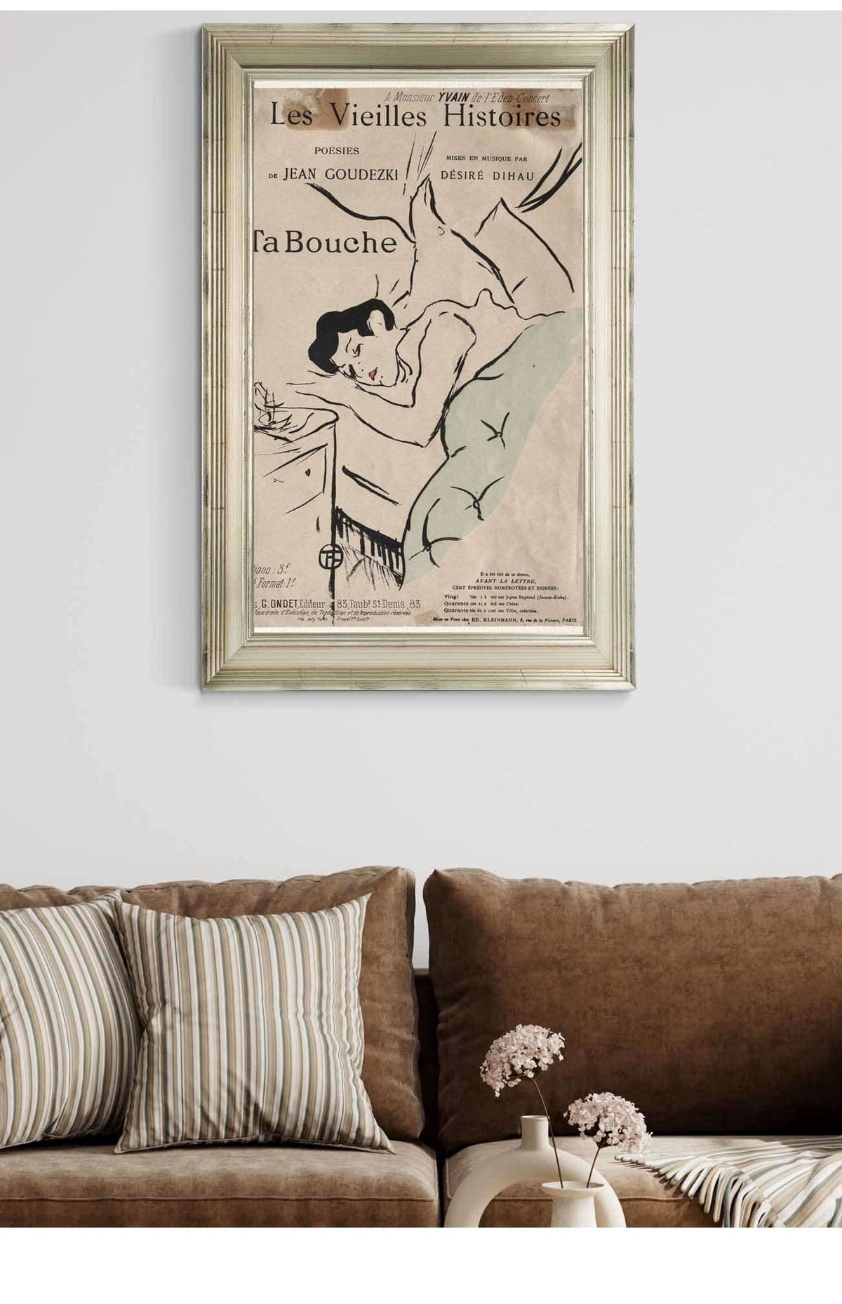 Les Vieilles Histoires Ta Bouche by Henri De Toulouse Lautrec Posters, Prints, & Visual Artwork