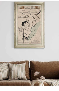 Les Vieilles Histoires Ta Bouche by Henri De Toulouse Lautrec Posters, Prints, & Visual Artwork