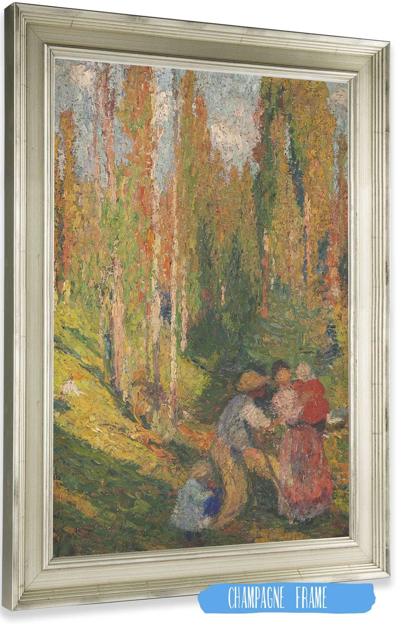 Lete Scene Champetre by Henri Martin Posters, Prints, & Visual Artwork