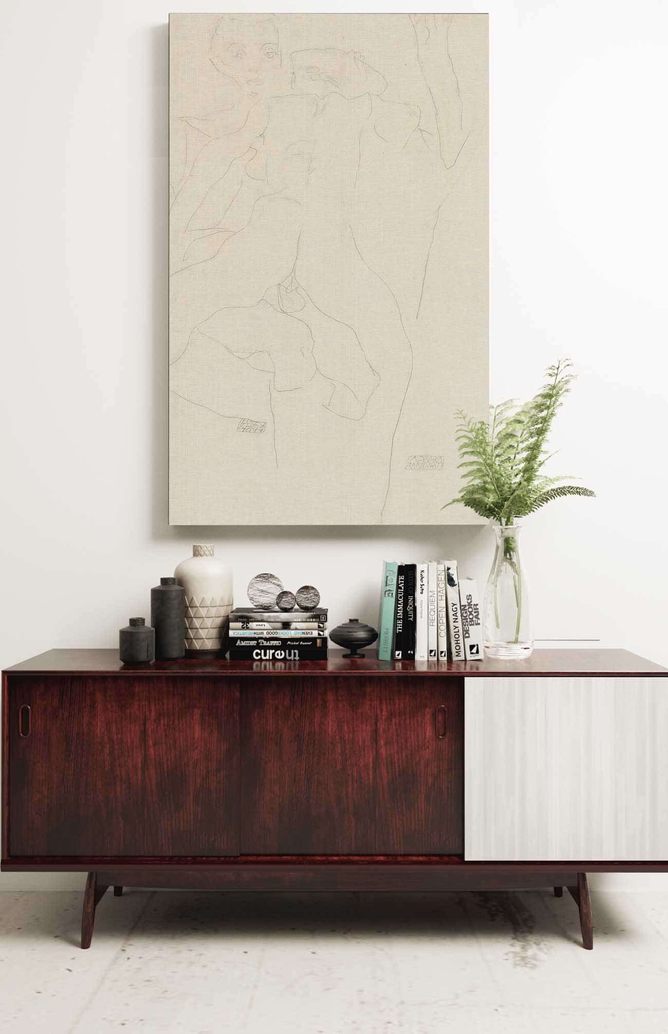 Liebespaar by Egon Schiele Posters, Prints, & Visual Artwork