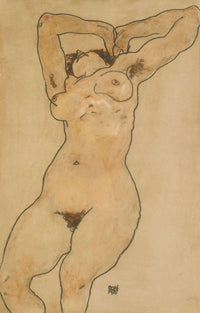 Liegende Reclining Nude by Egon Schiele Posters, Prints, & Visual Artwork