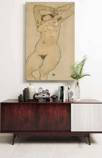 Liegende Reclining Nude by Egon Schiele Posters, Prints, & Visual Artwork