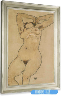 Liegende Reclining Nude by Egon Schiele Posters, Prints, & Visual Artwork