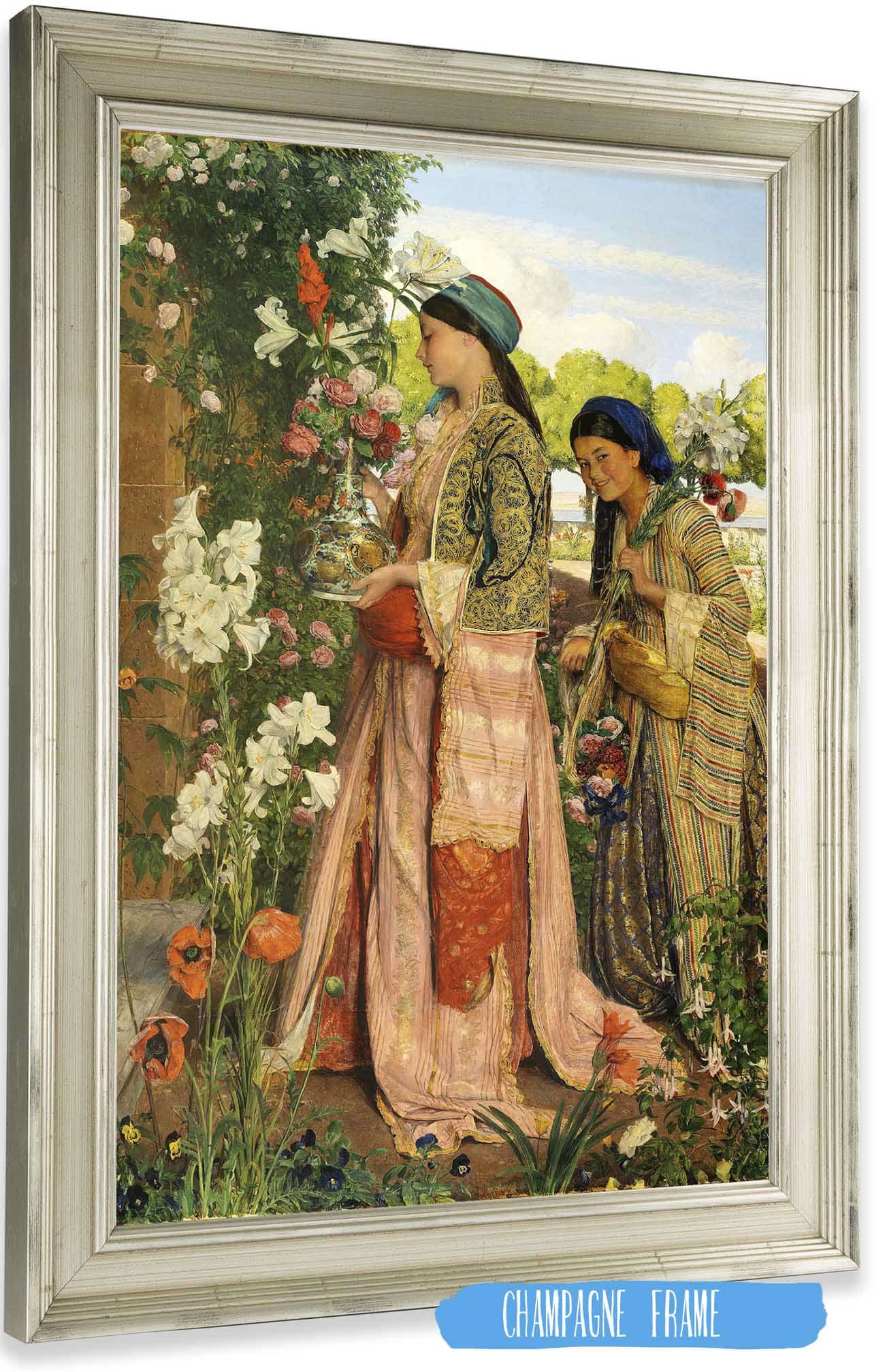Lilium Auratum by John Frederick Lewis Posters, Prints, & Visual Artwork