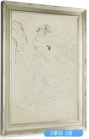 Lion Studies  by Theodore Gericault Posters, Prints, & Visual Artwork