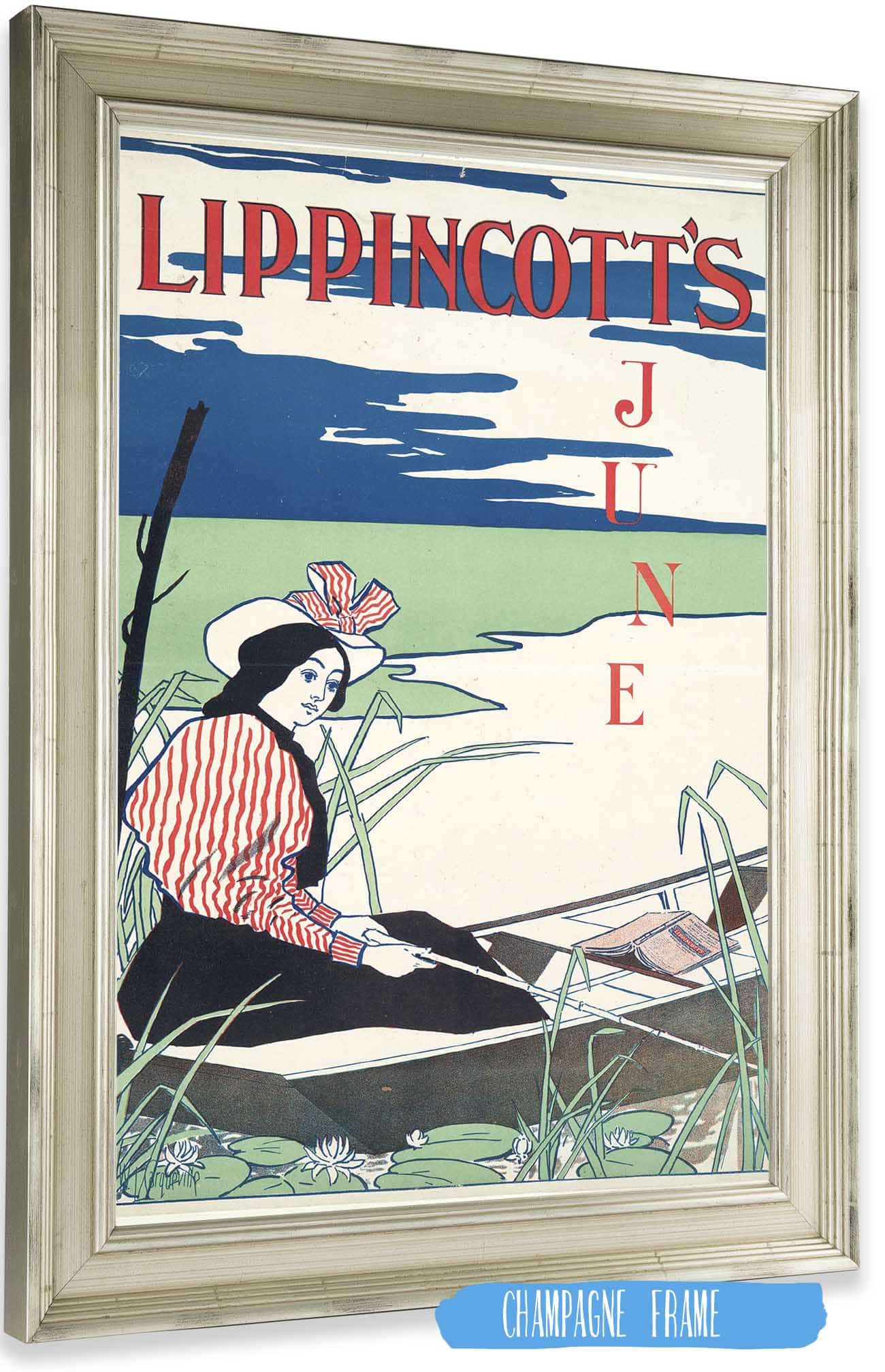 Lippincotts June by Edward Penfield Posters, Prints, & Visual Artwork