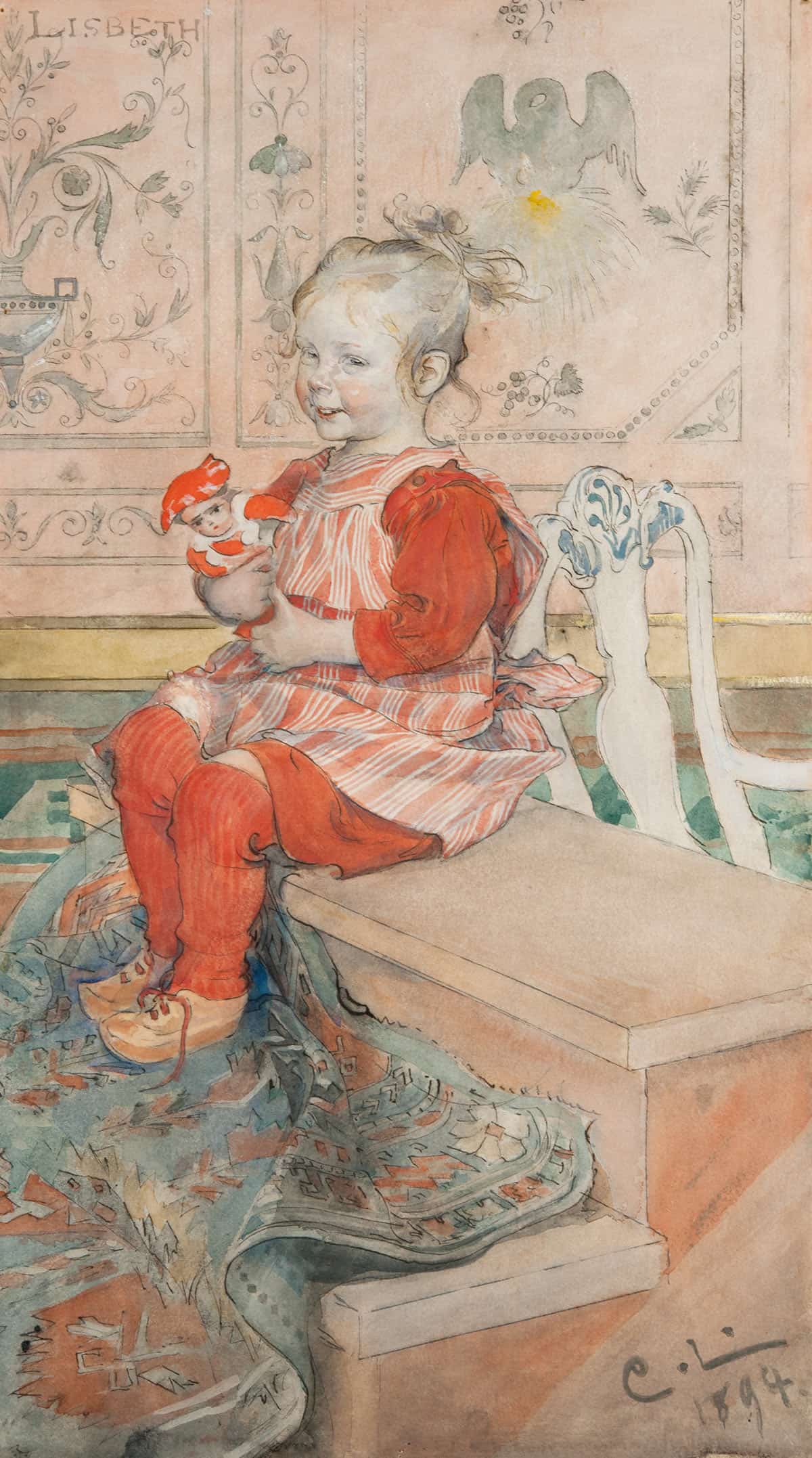 Lisbeth  by Carl Larsson Posters, Prints, & Visual Artwork