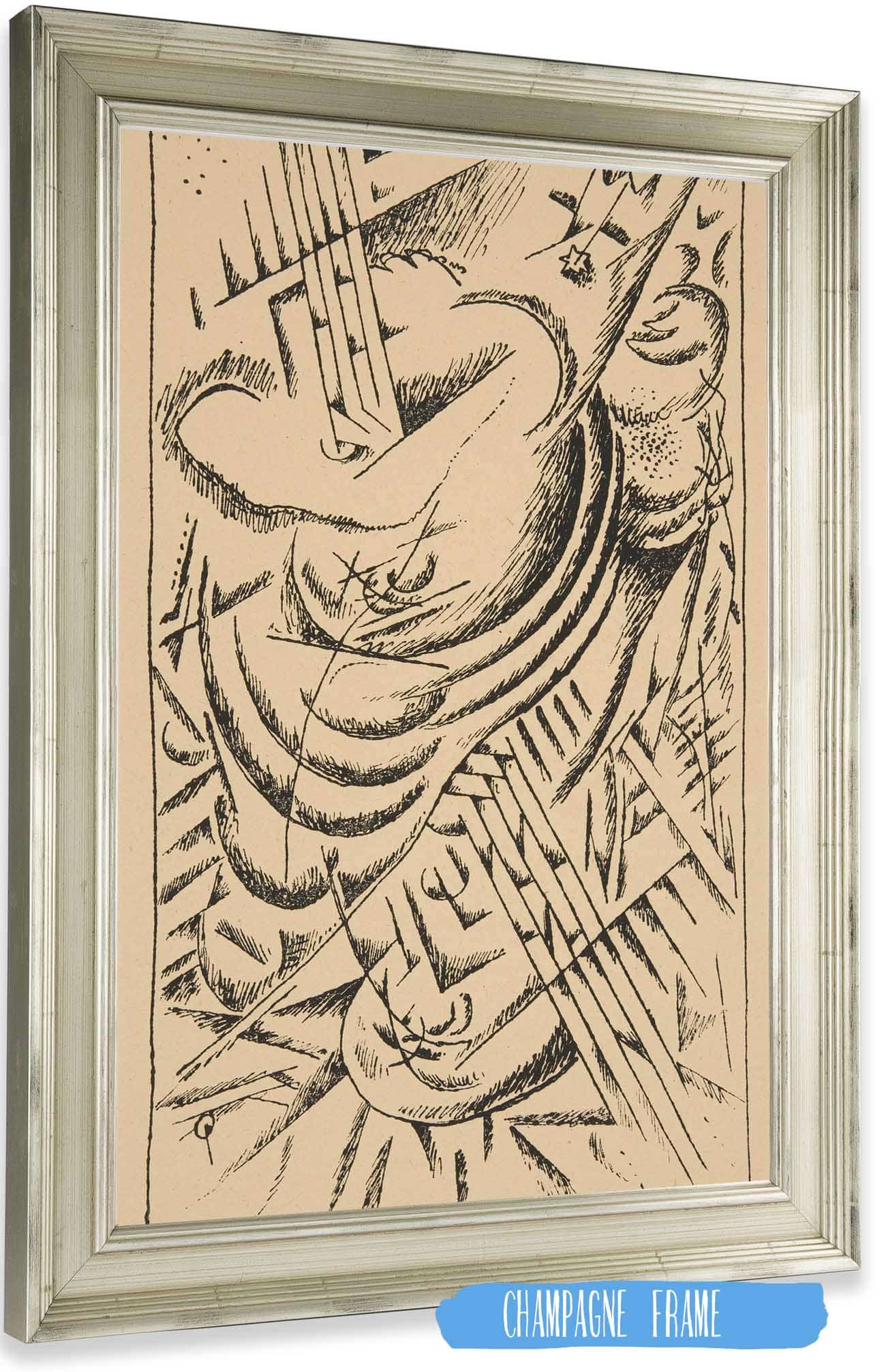 Lithograph No   by Rudolf Bauer Posters, Prints, & Visual Artwork
