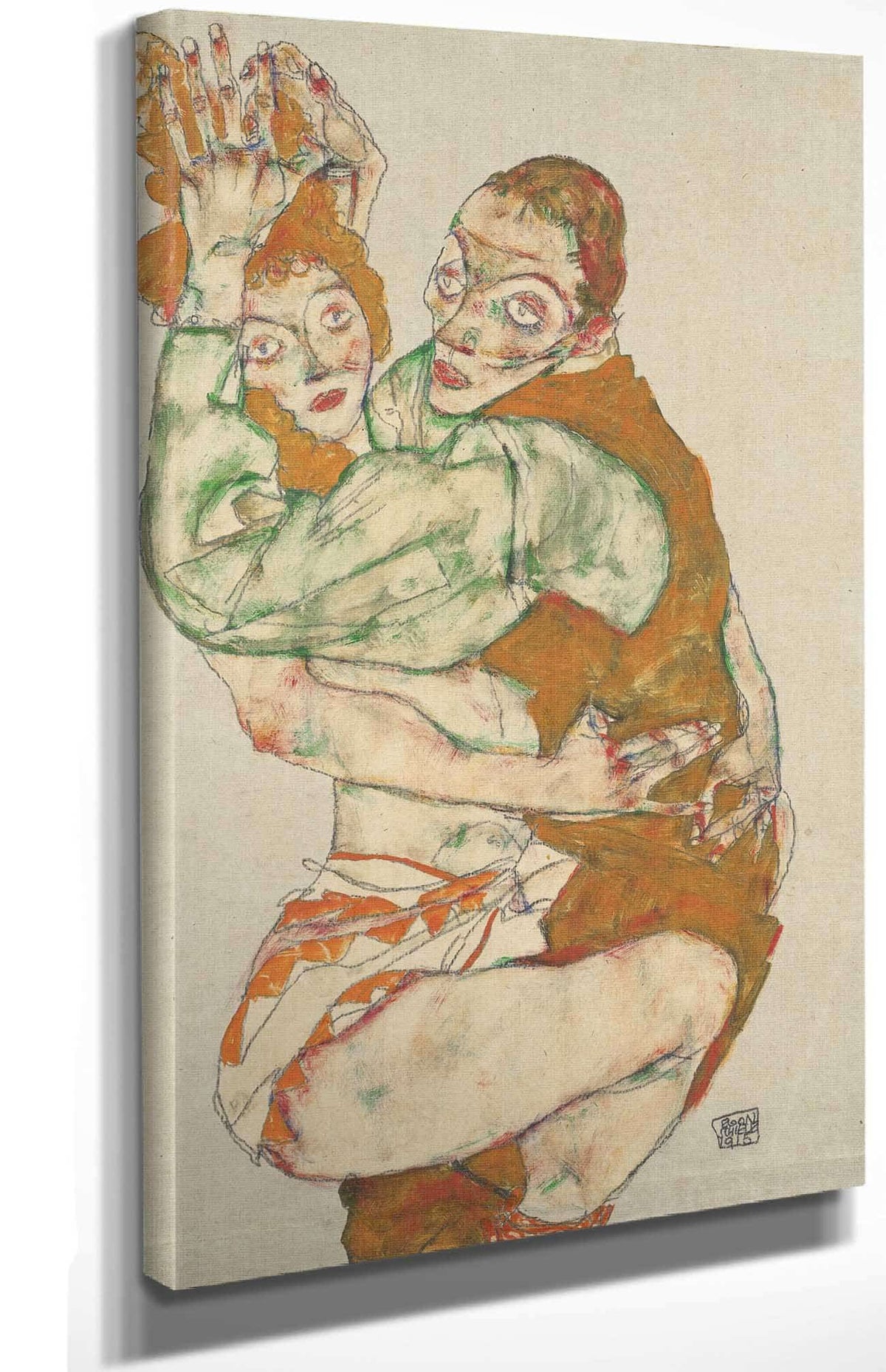 Lovemaking by Egon Schiele Posters, Prints, & Visual Artwork