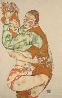 Lovemaking by Egon Schiele Posters, Prints, & Visual Artwork
