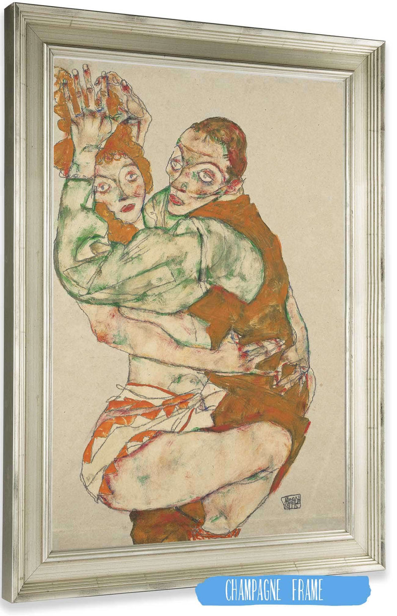 Lovemaking by Egon Schiele Posters, Prints, & Visual Artwork