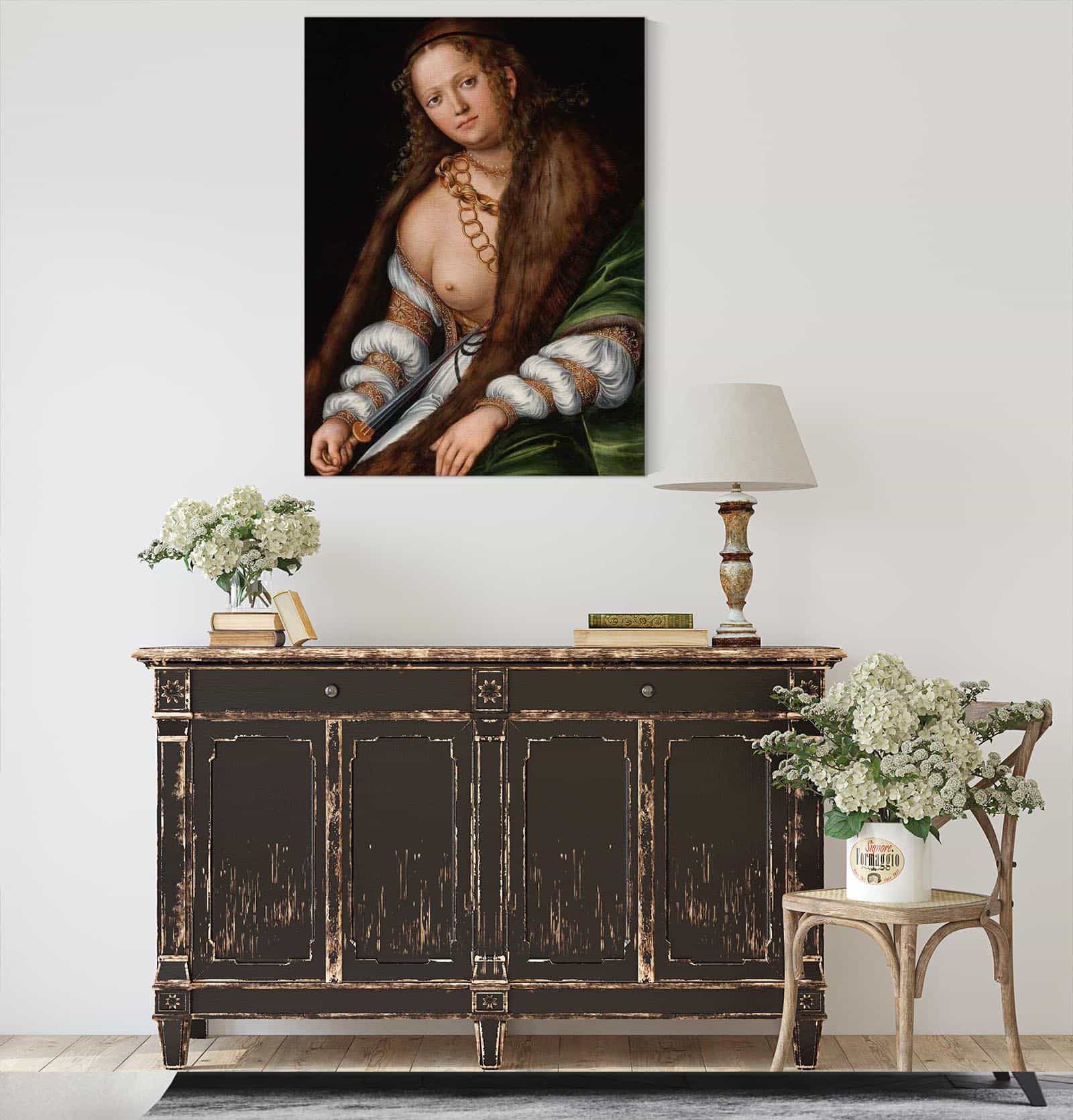 Lucretia  by Lucas Cranach The Elder Posters, Prints, & Visual Artwork