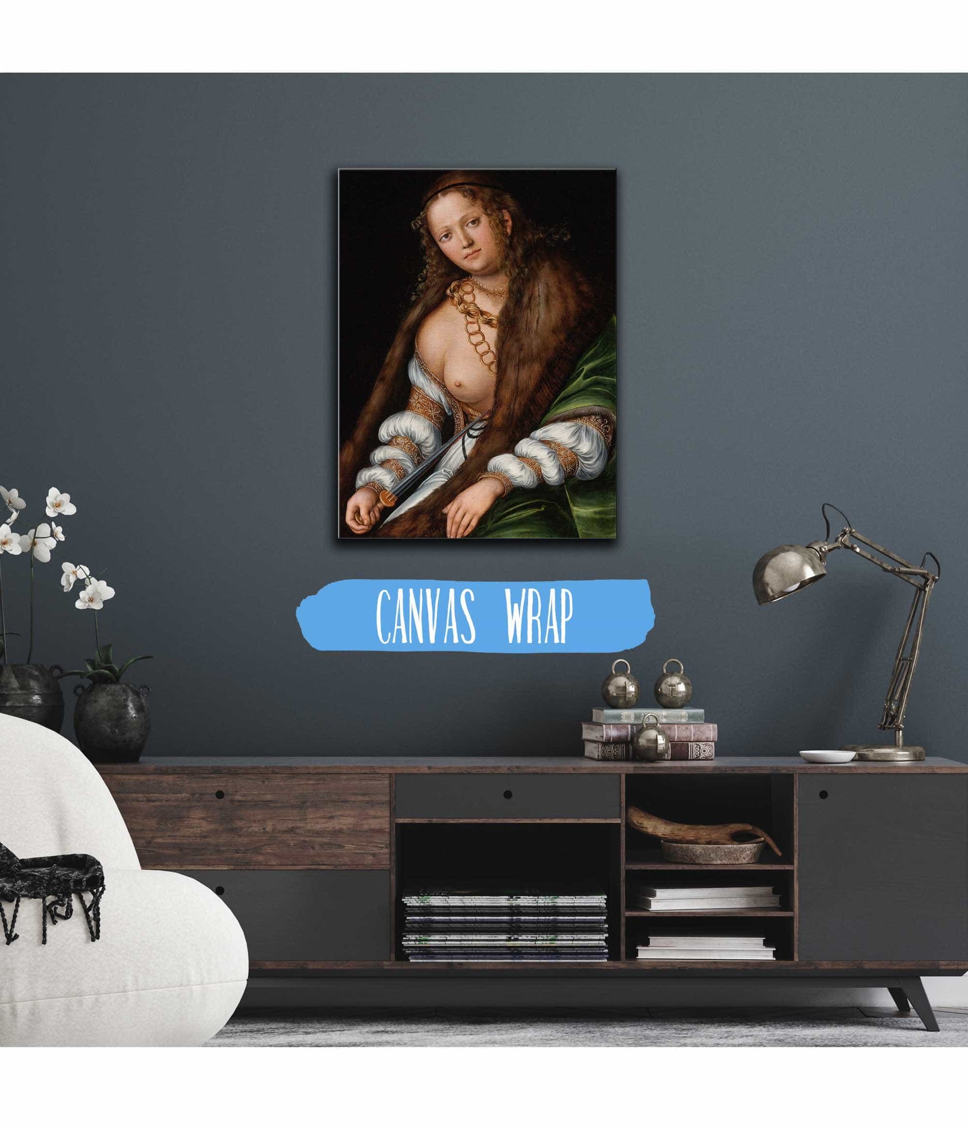 Lucretia  by Lucas Cranach The Elder Posters, Prints, & Visual Artwork