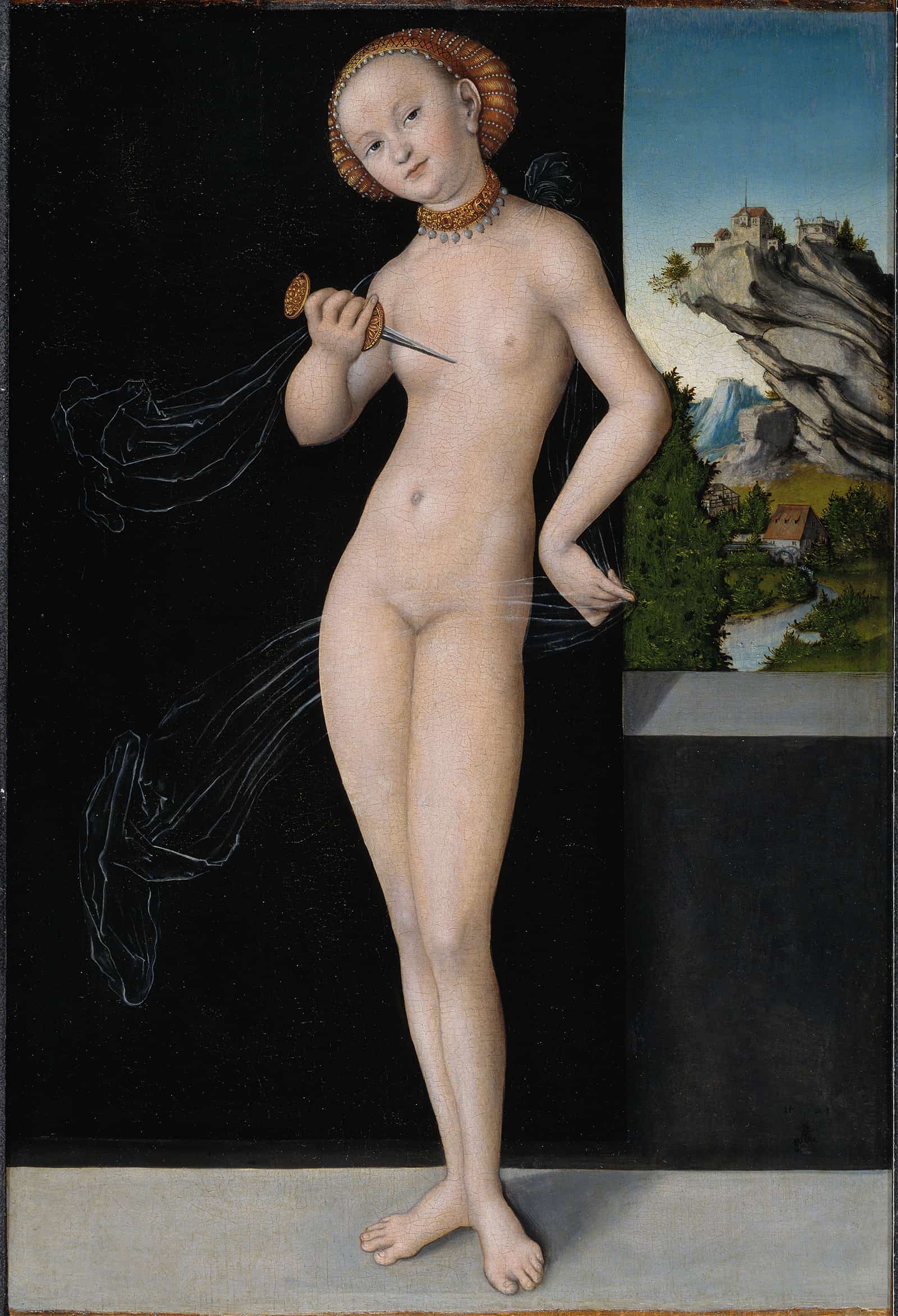 Lucretia  by Lucas Cranach The Elder Posters, Prints, & Visual Artwork