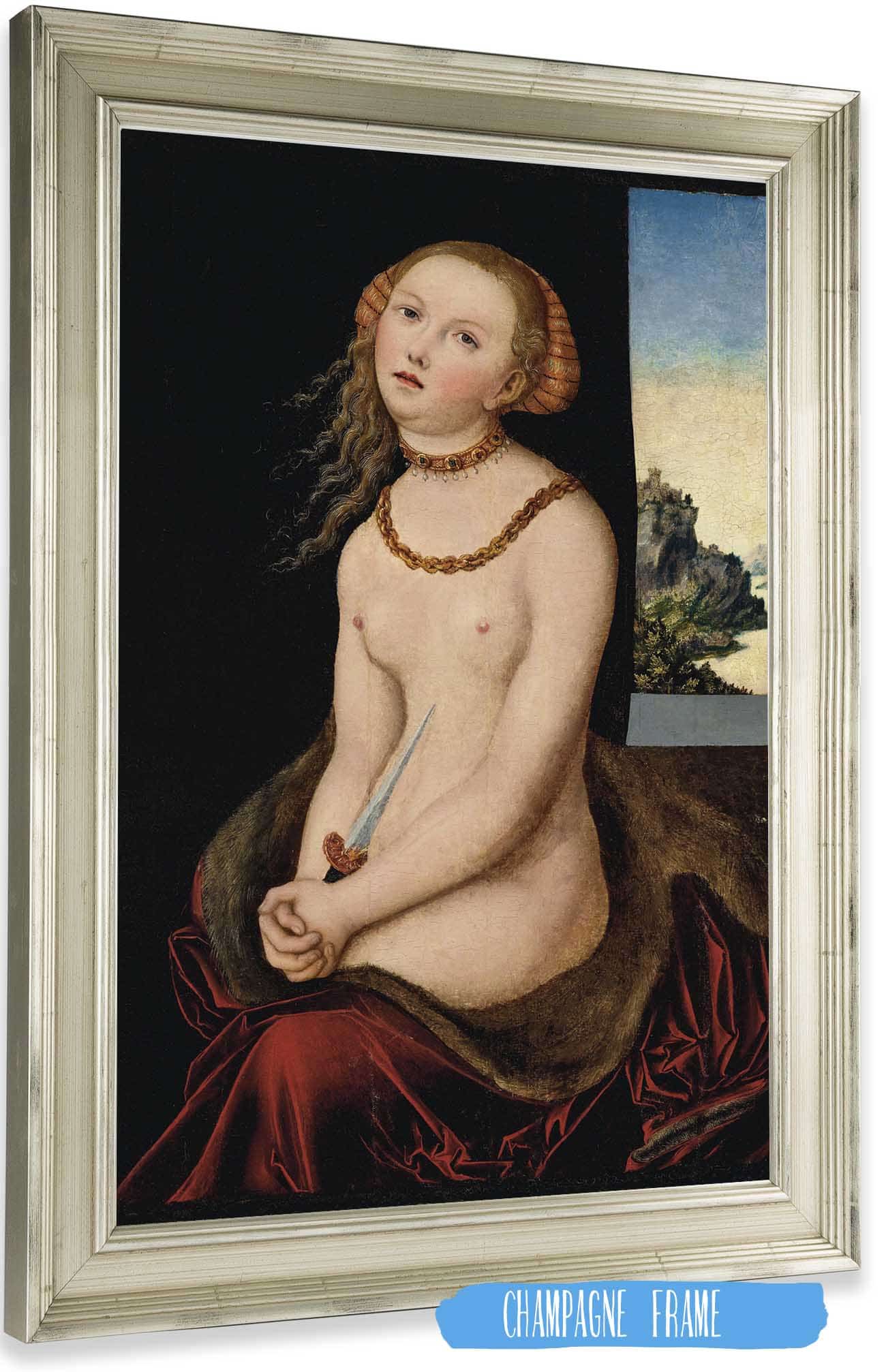 Lucretia  by Lucas Cranach The Elder Posters, Prints, & Visual Artwork