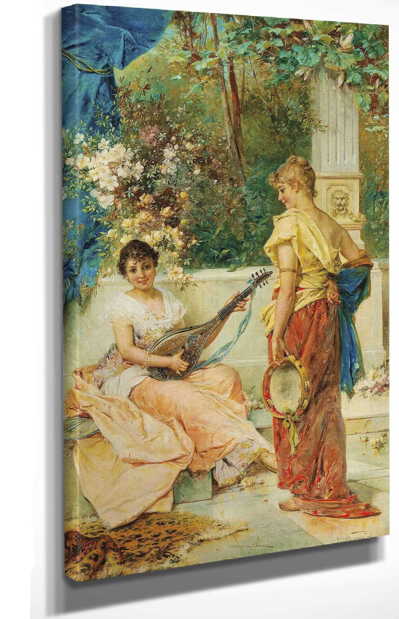Lustige Weise A Merry Tune by Hans Zatzka Posters, Prints, & Visual Artwork