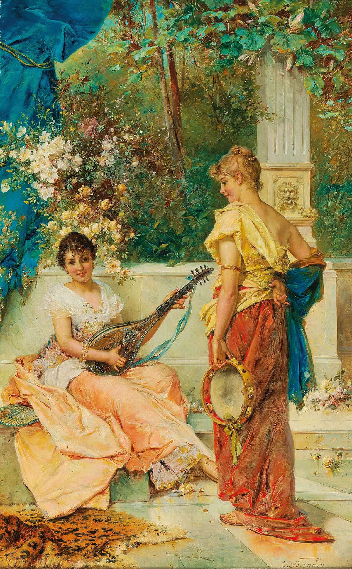 Lustige Weise A Merry Tune by Hans Zatzka Posters, Prints, & Visual Artwork