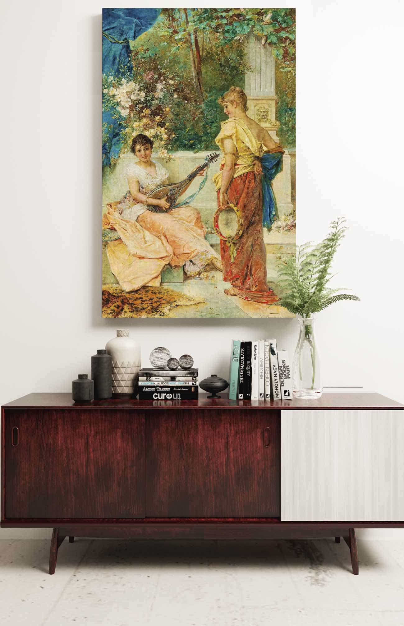 Lustige Weise A Merry Tune by Hans Zatzka Posters, Prints, & Visual Artwork