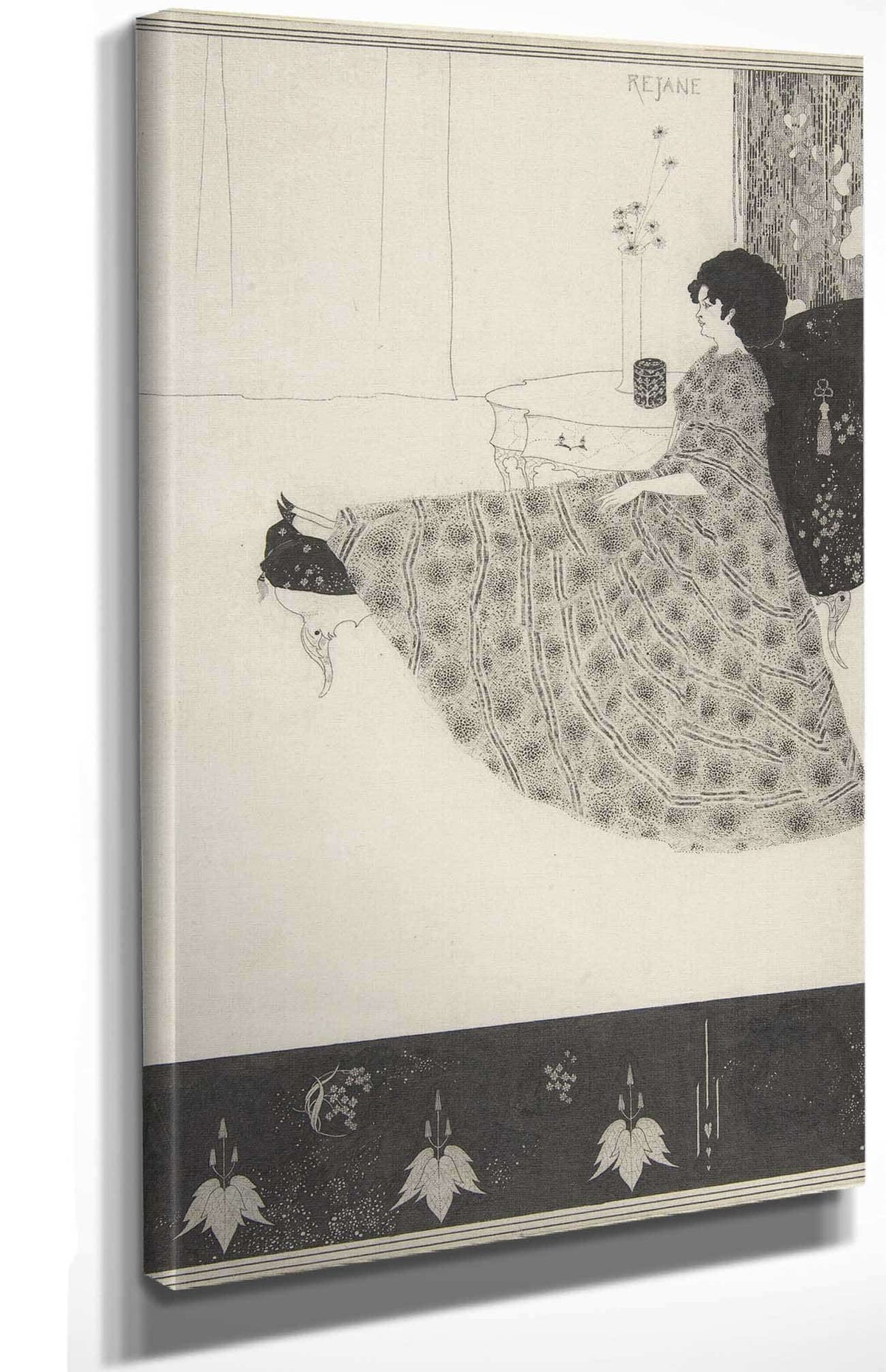 Madame Rejane by Aubrey Vincent Beardsley Posters, Prints, & Visual Artwork