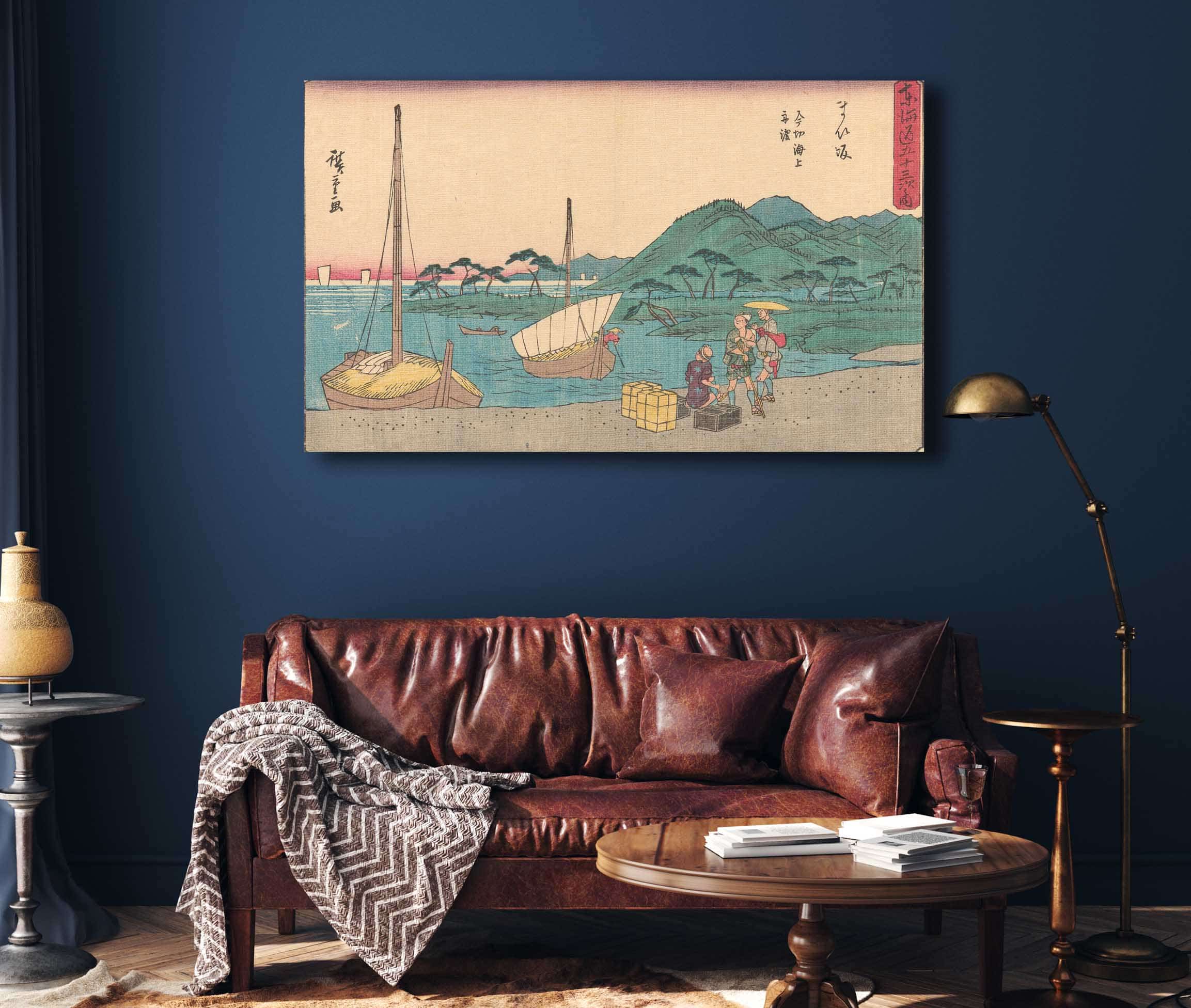 Maisaka   by Ando Hiroshige Posters, Prints, & Visual Artwork