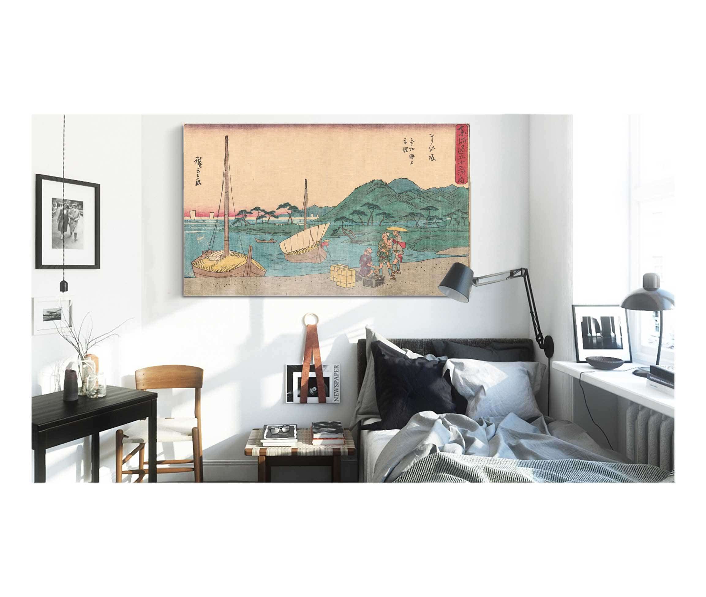 Maisaka   by Ando Hiroshige Posters, Prints, & Visual Artwork