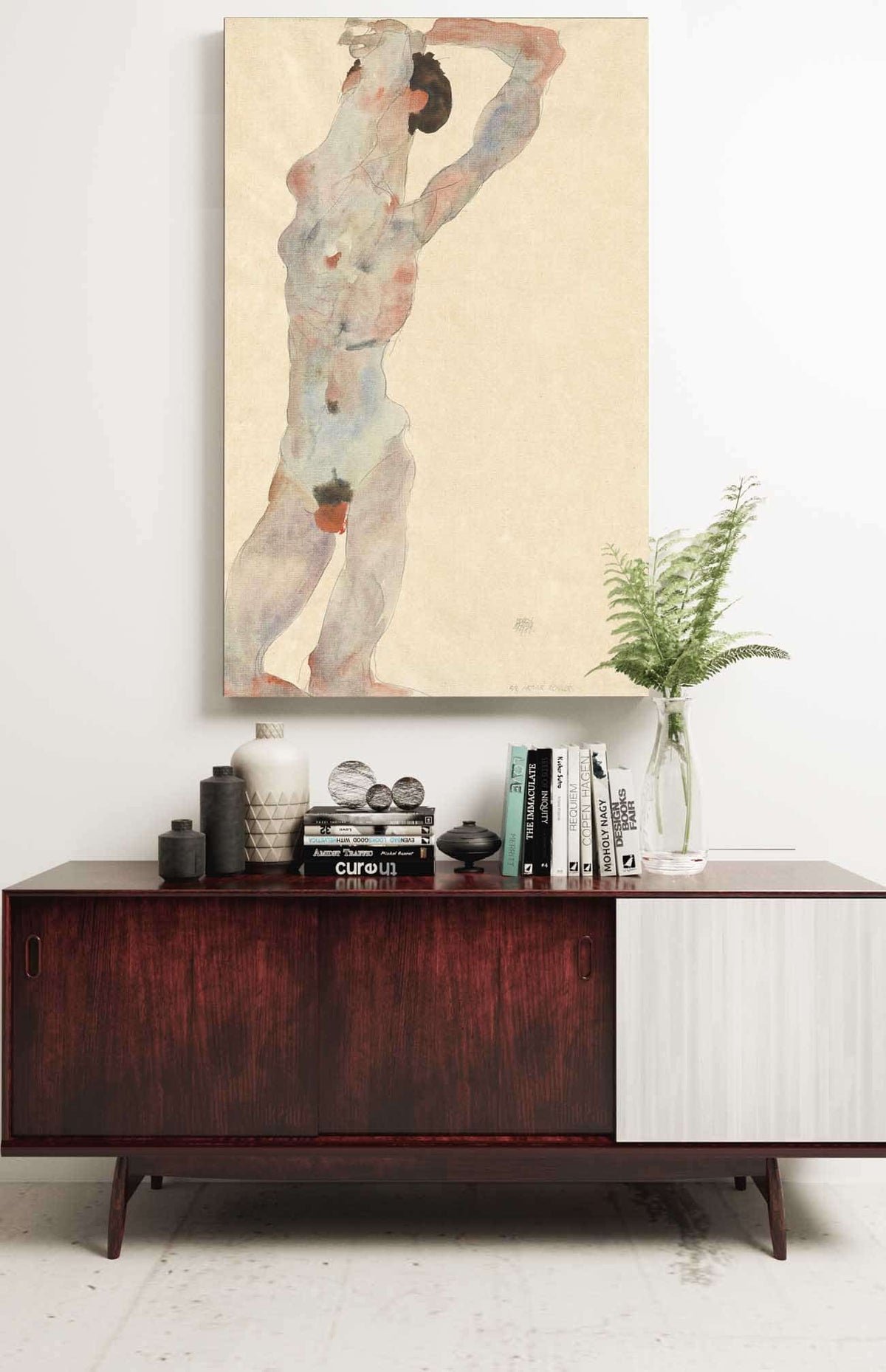 Mannlicher Akt by Egon Schiele Posters, Prints, & Visual Artwork