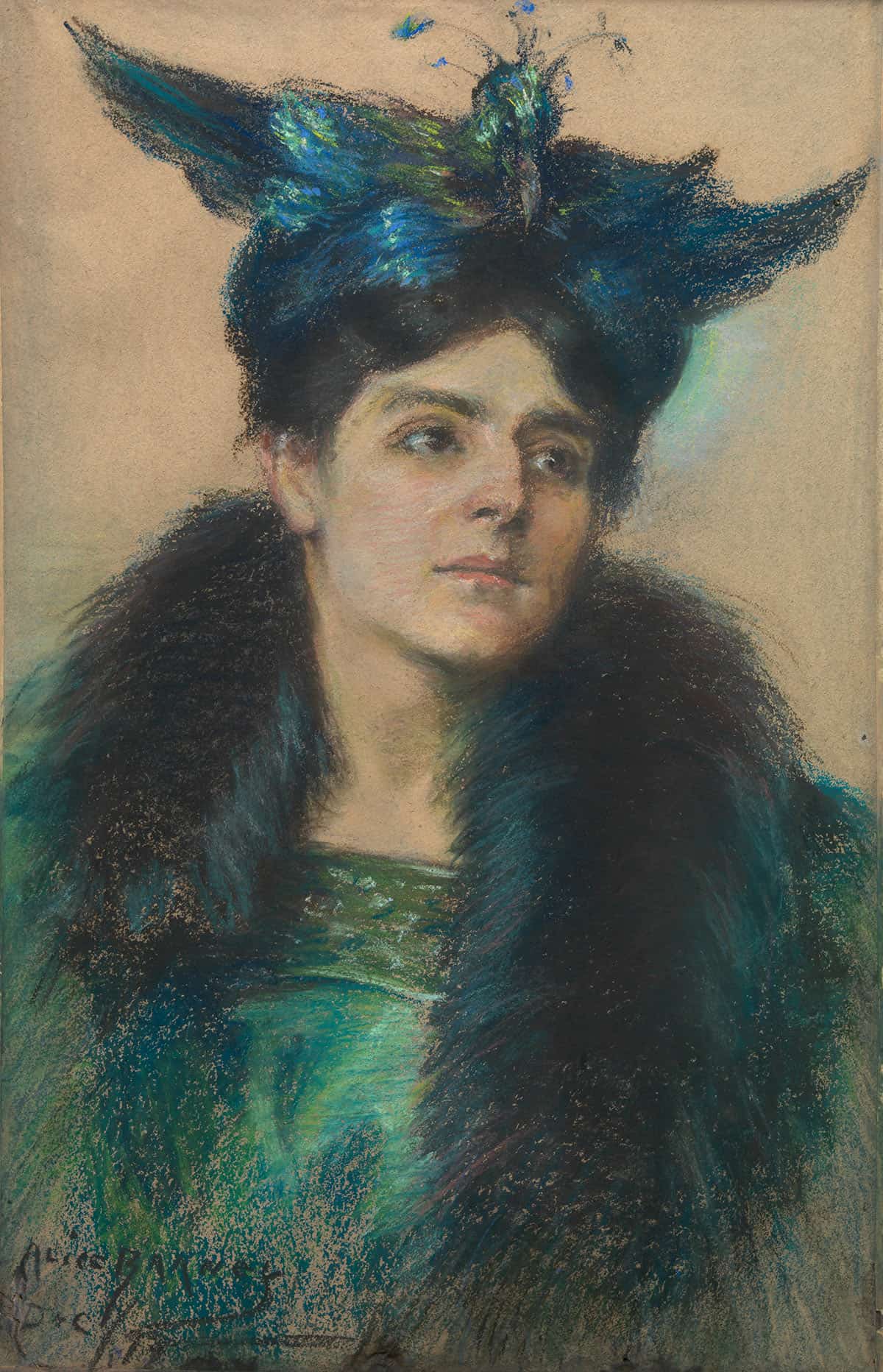 Marianne With Hat by Alice Pike Barney Posters, Prints, & Visual Artwork