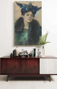 Marianne With Hat by Alice Pike Barney Posters, Prints, & Visual Artwork