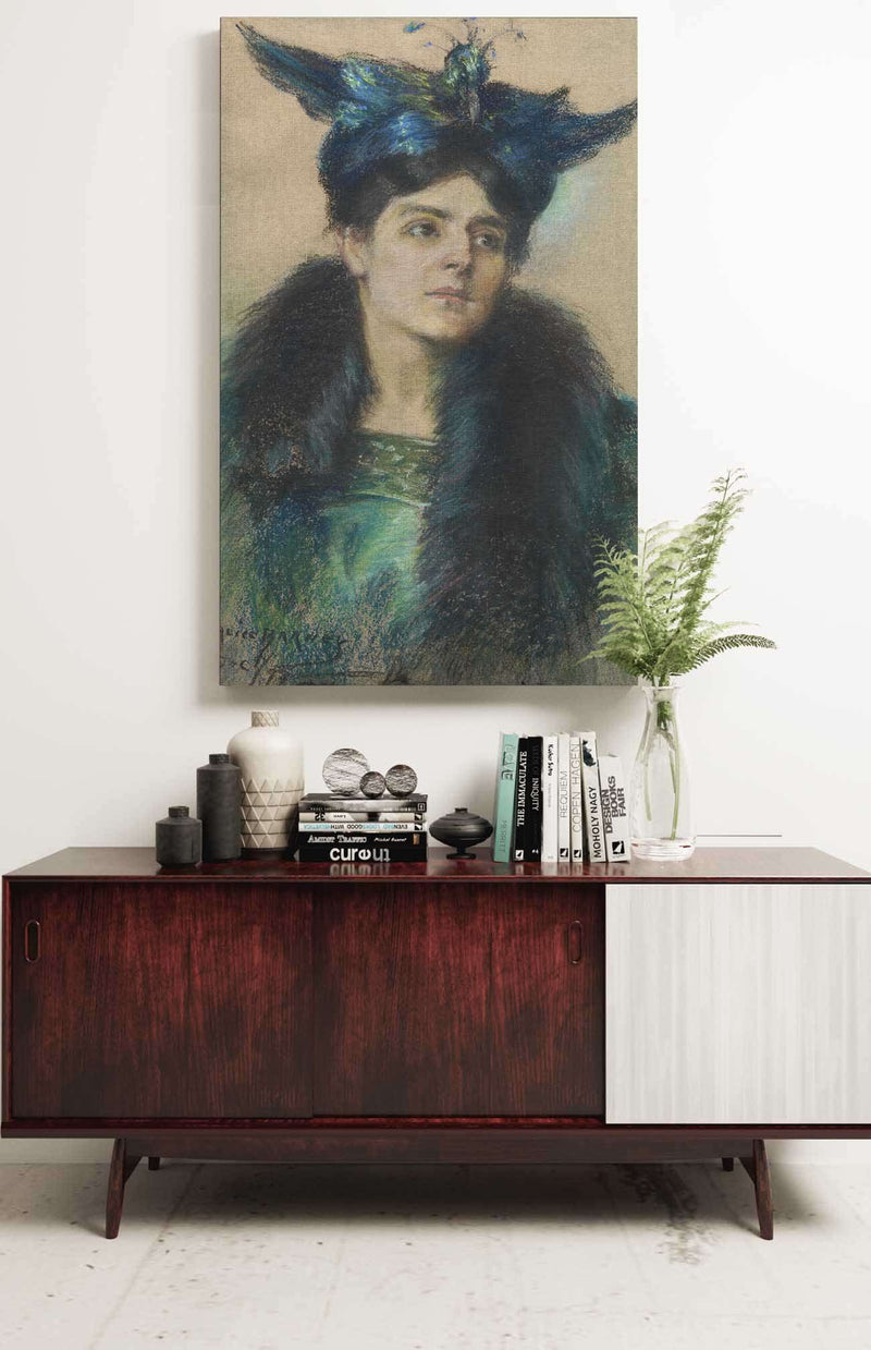 Marianne With Hat by Alice Pike Barney Posters, Prints, & Visual Artwork