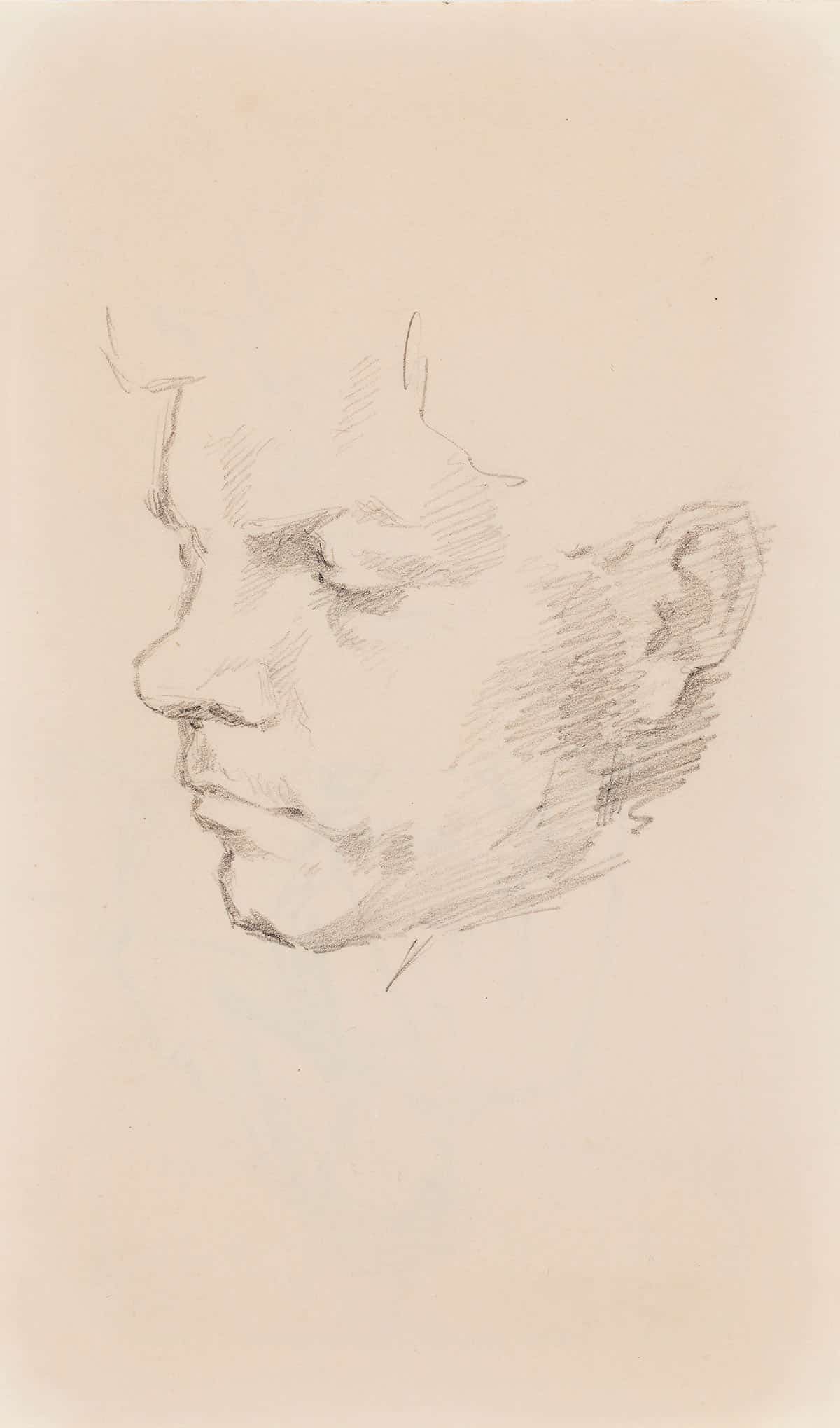 Mauritz Maexmontan Kasvot  by Helene Schjerfbeck Posters, Prints, & Visual Artwork